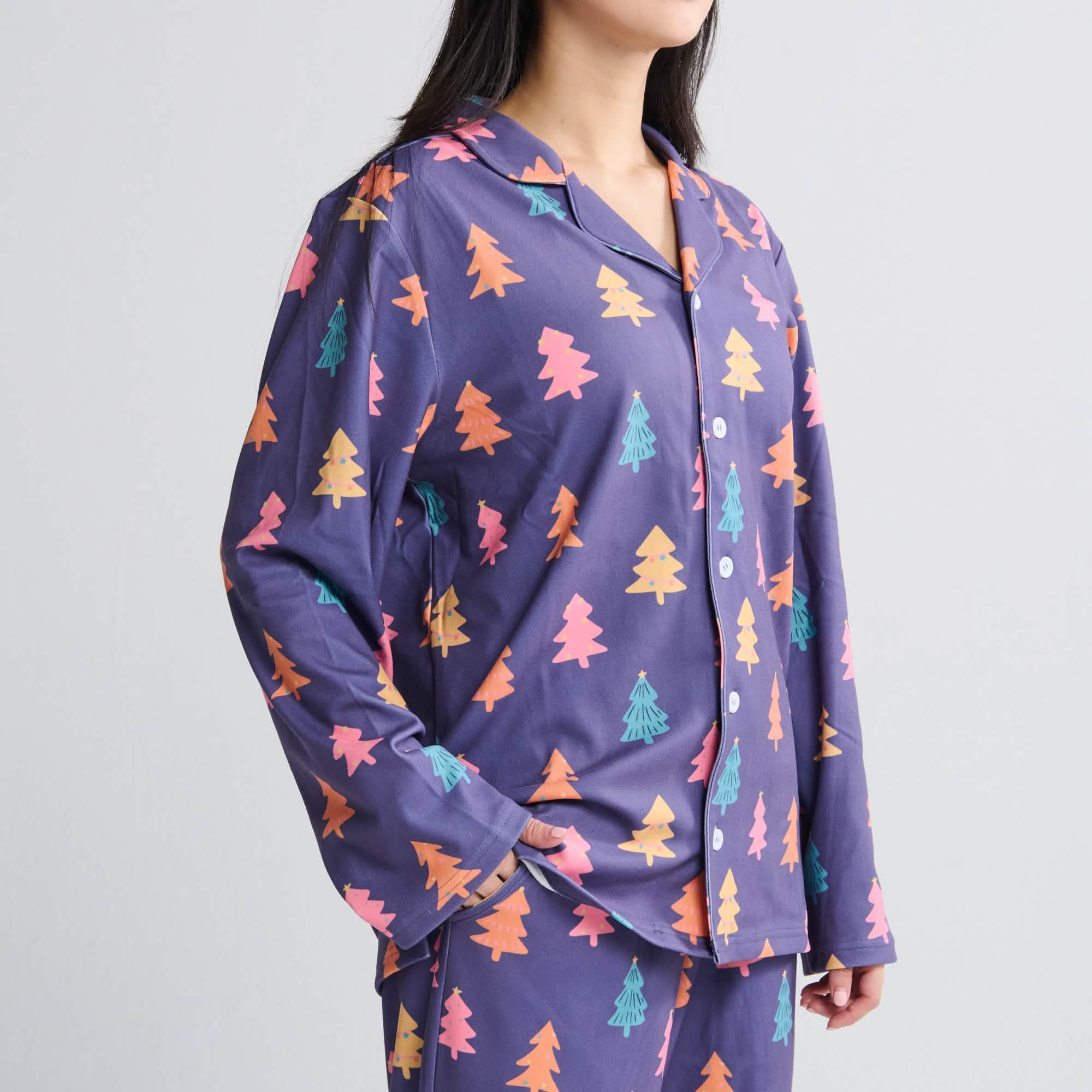 Human Pajama Top - Candy Trees - XNAUWBI