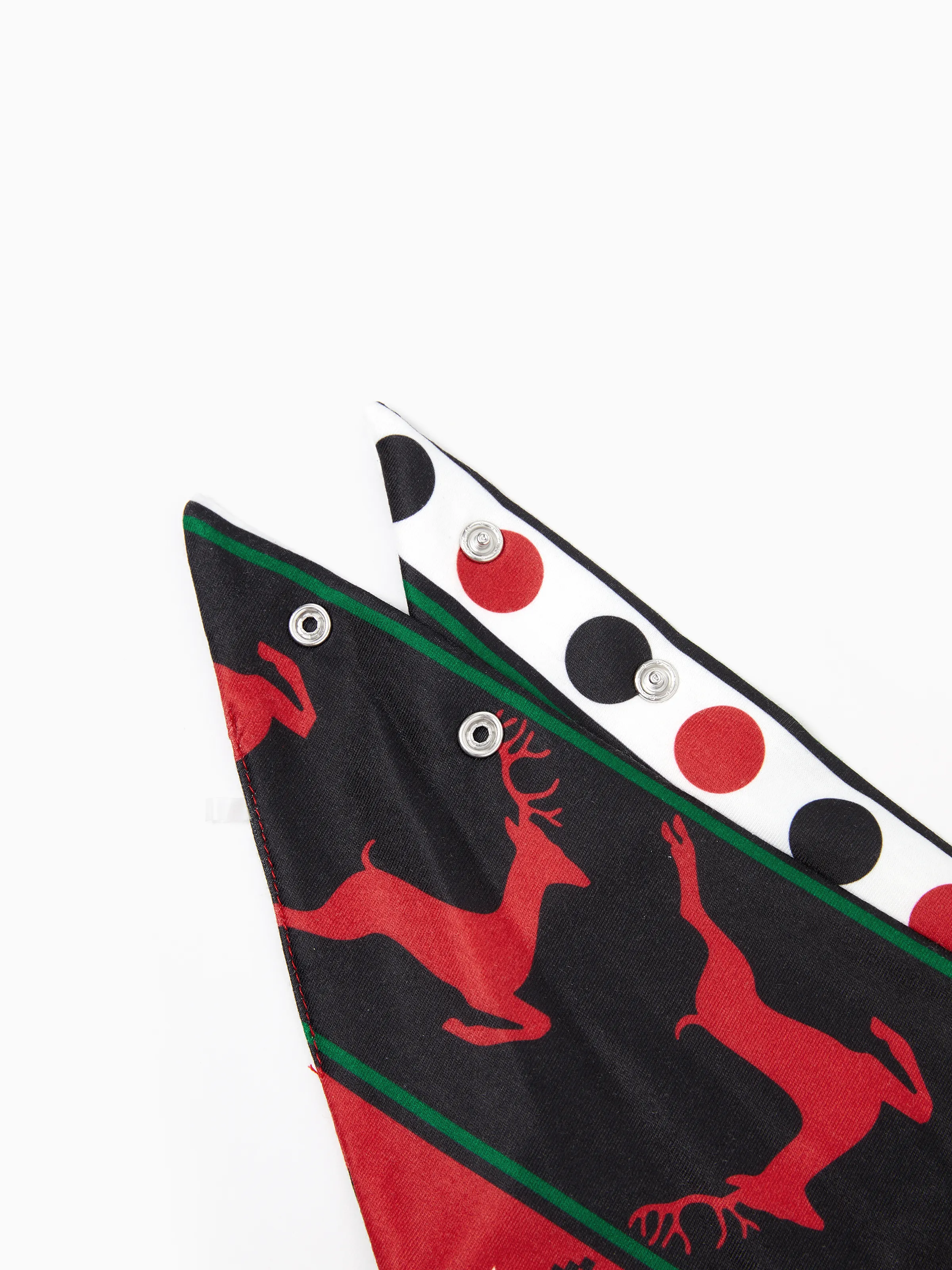 Christmas Pajamas 3D Reindeer Pattern Zipper Hooded Onesies Matching Family Outfits red/black - XNAUWBI