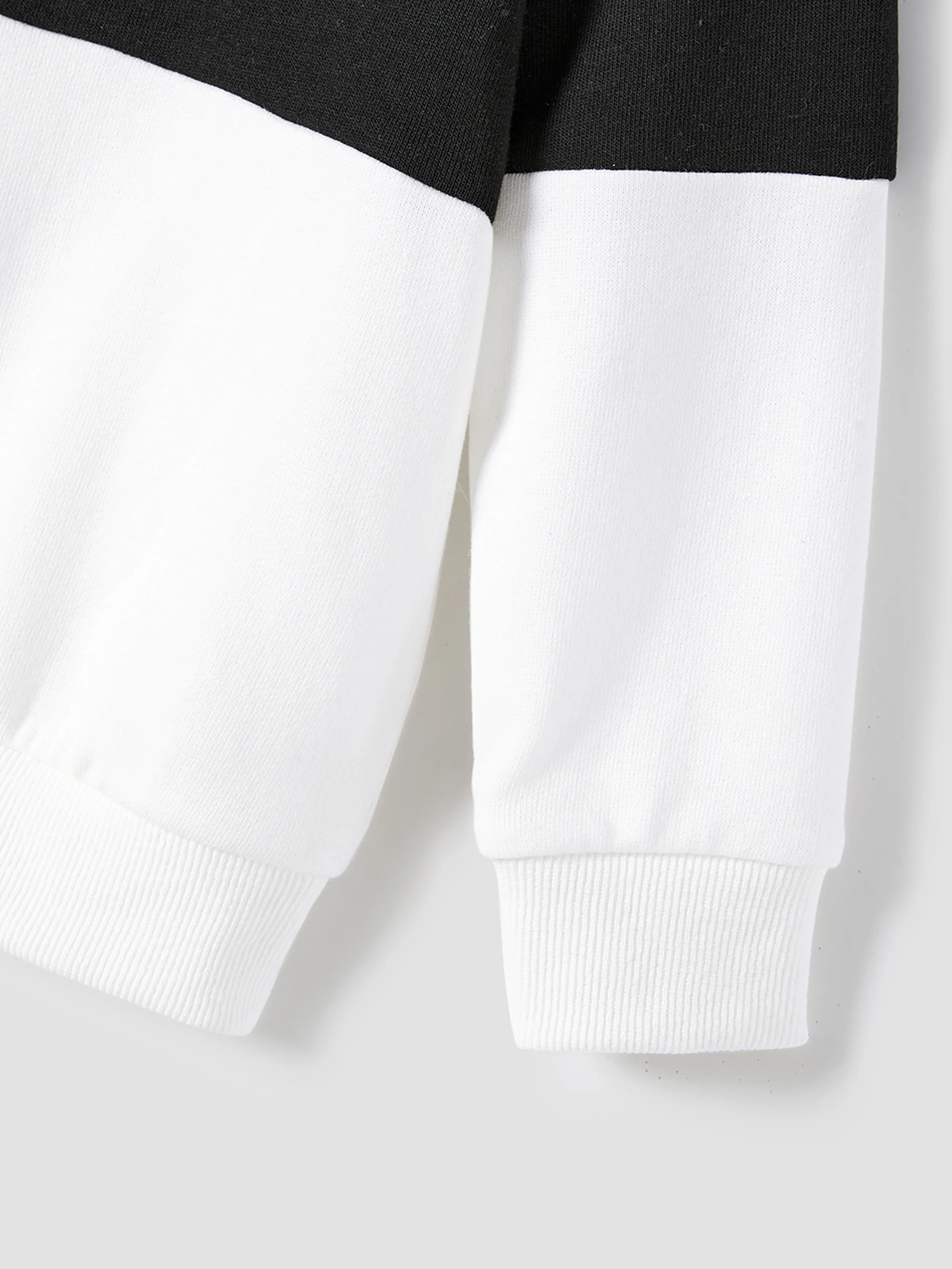 Family Matching Black-Almond Mesh Skirt and Classic Round Neck Long Sleeve Tops Sets Black - XNAUWBI