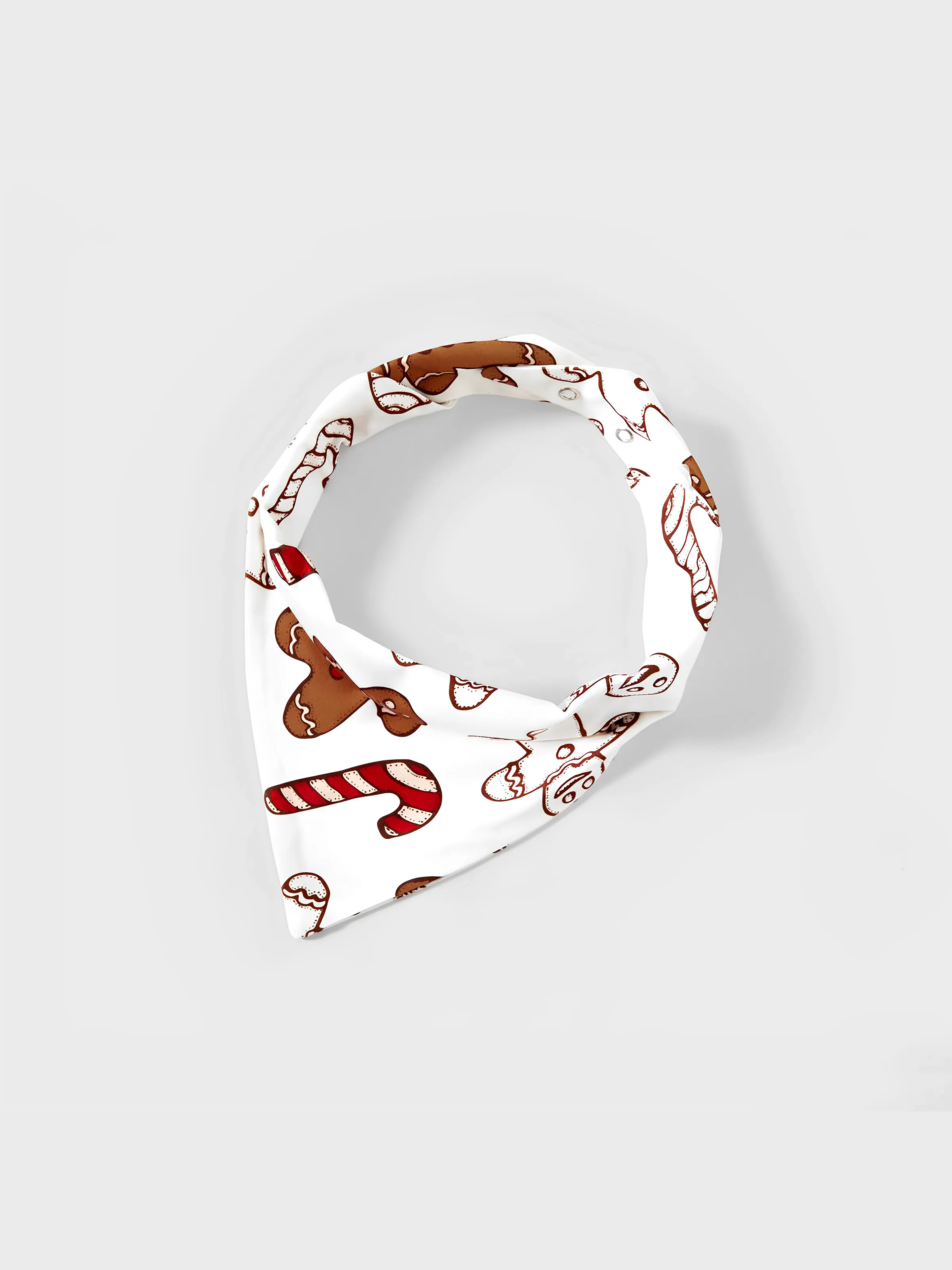 Christmas Family Matching Letter and Gingerbread Man Print Long-sleeve Pajamas Sets with Christmas Socks Khaki - XNAUWBI