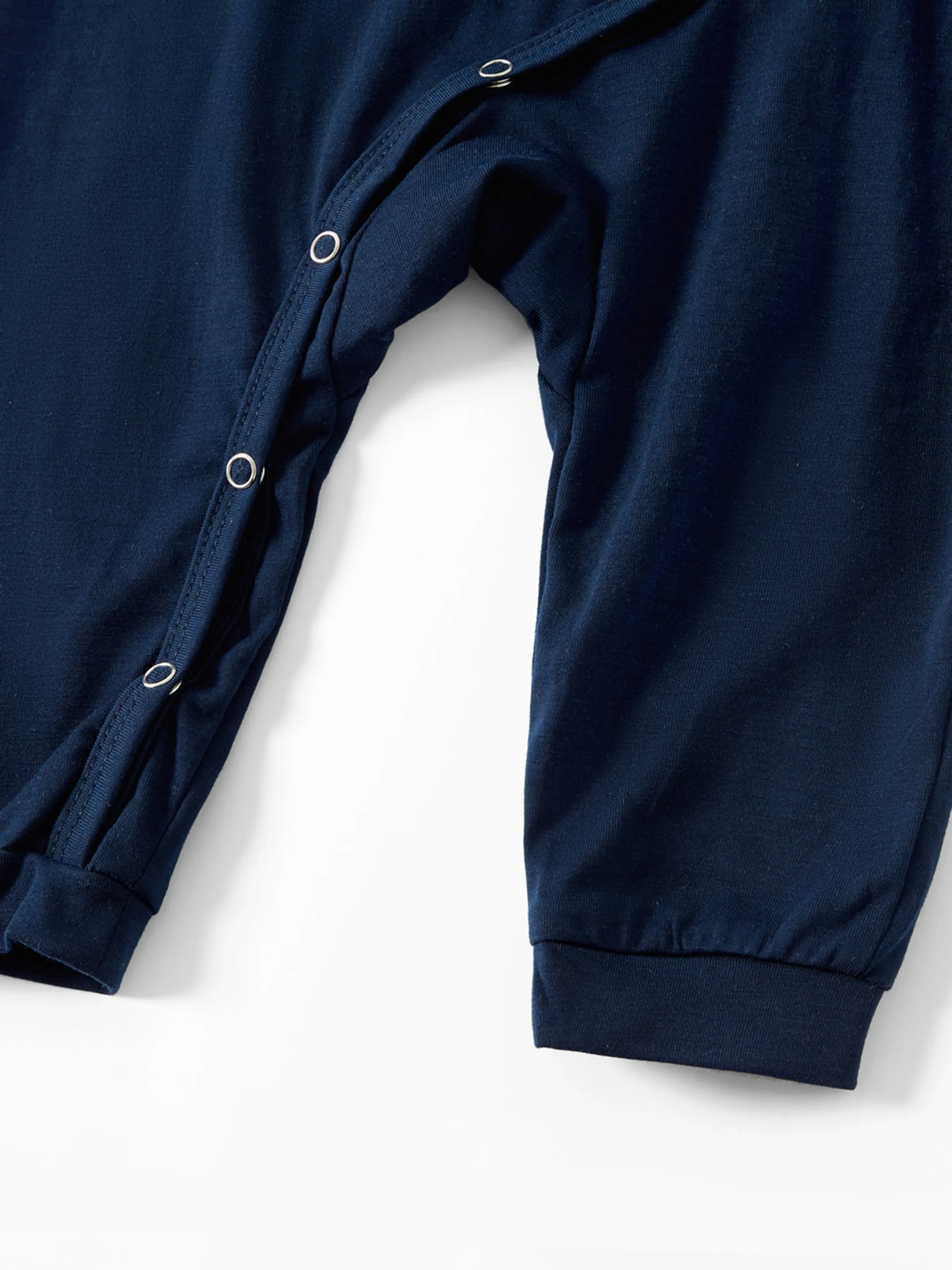 Mosaic Family Matching Letter Top Reindeer Pants Christmas Pajamas Sets with Christmas Socks Deep Blue - XNAUWBI