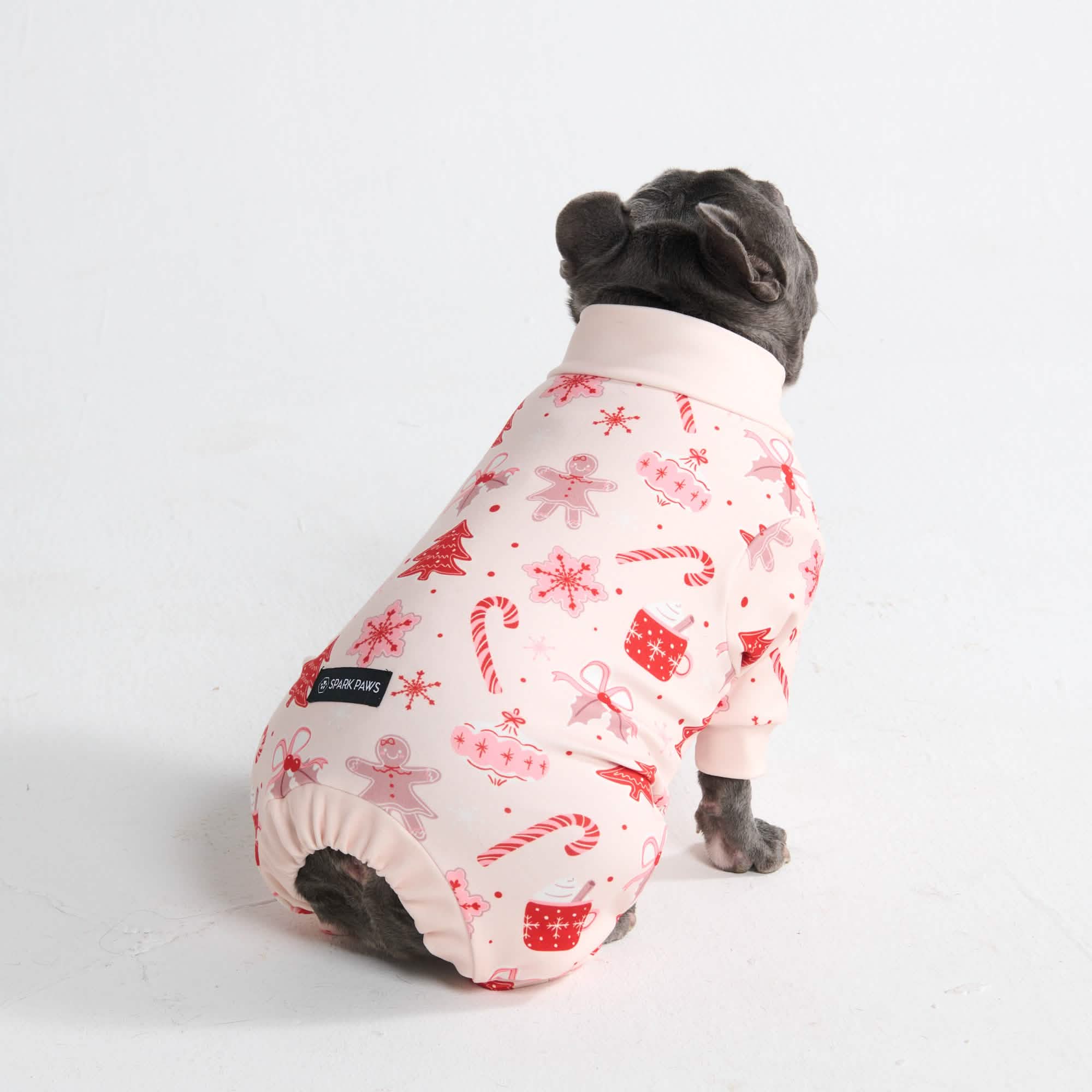 Dog Christmas Pajama - Candy Cane - XNAUWBI