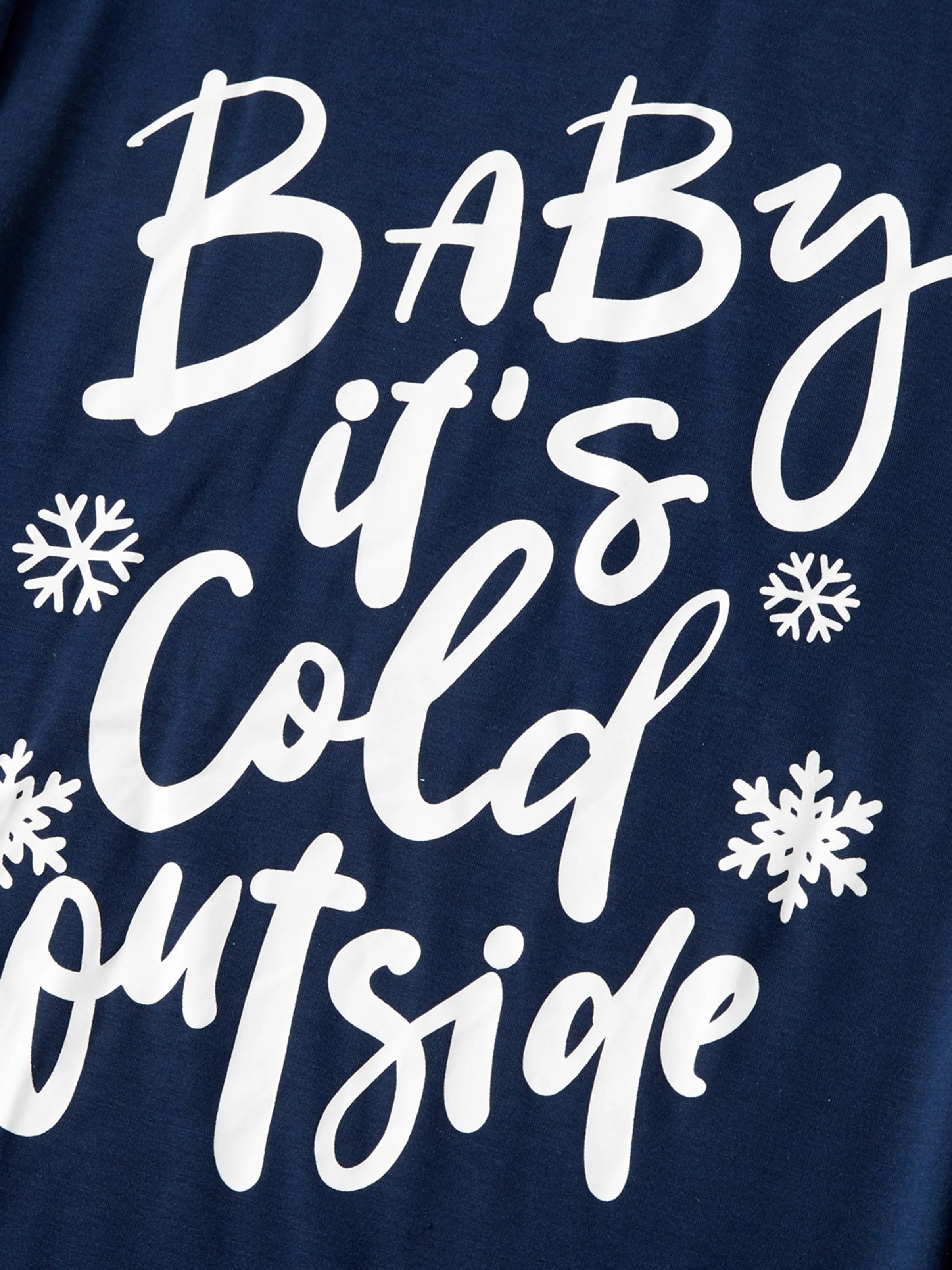 Mosaic Family Matching Letter Top Reindeer Pants Christmas Pajamas Sets with Christmas Socks Deep Blue - XNAUWBI