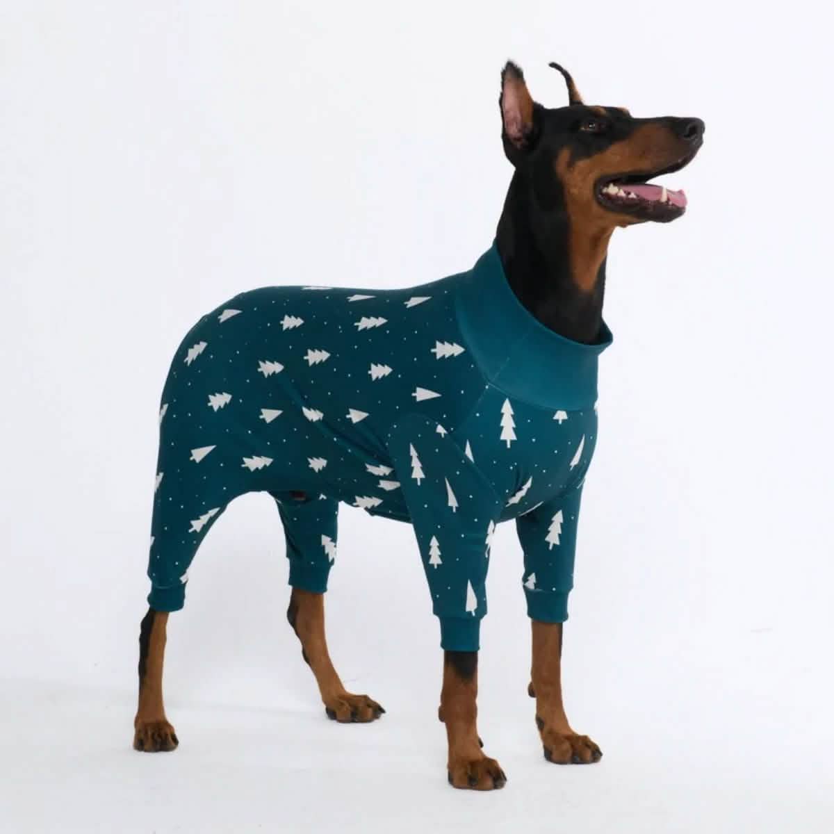 Dog Christmas Pajama - Frosty Pines - XNAUWBI