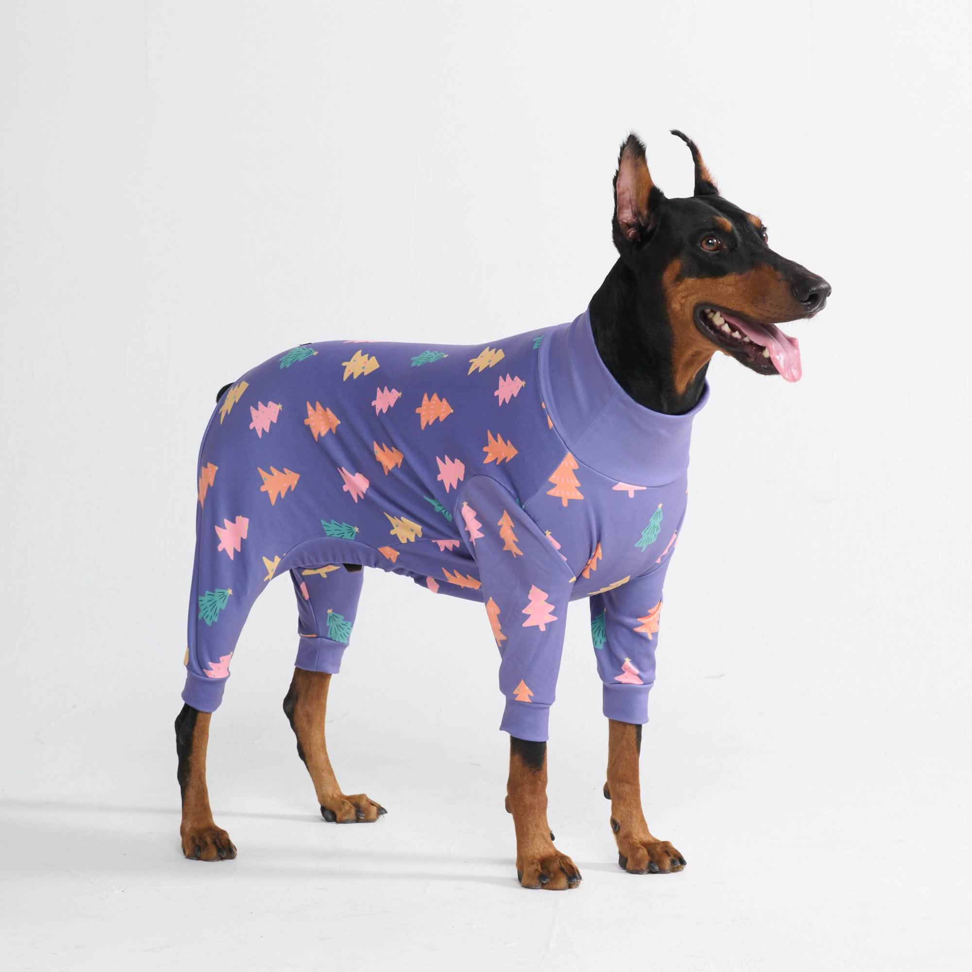 Dog Christmas Pajama - Candy Trees - XNAUWBI