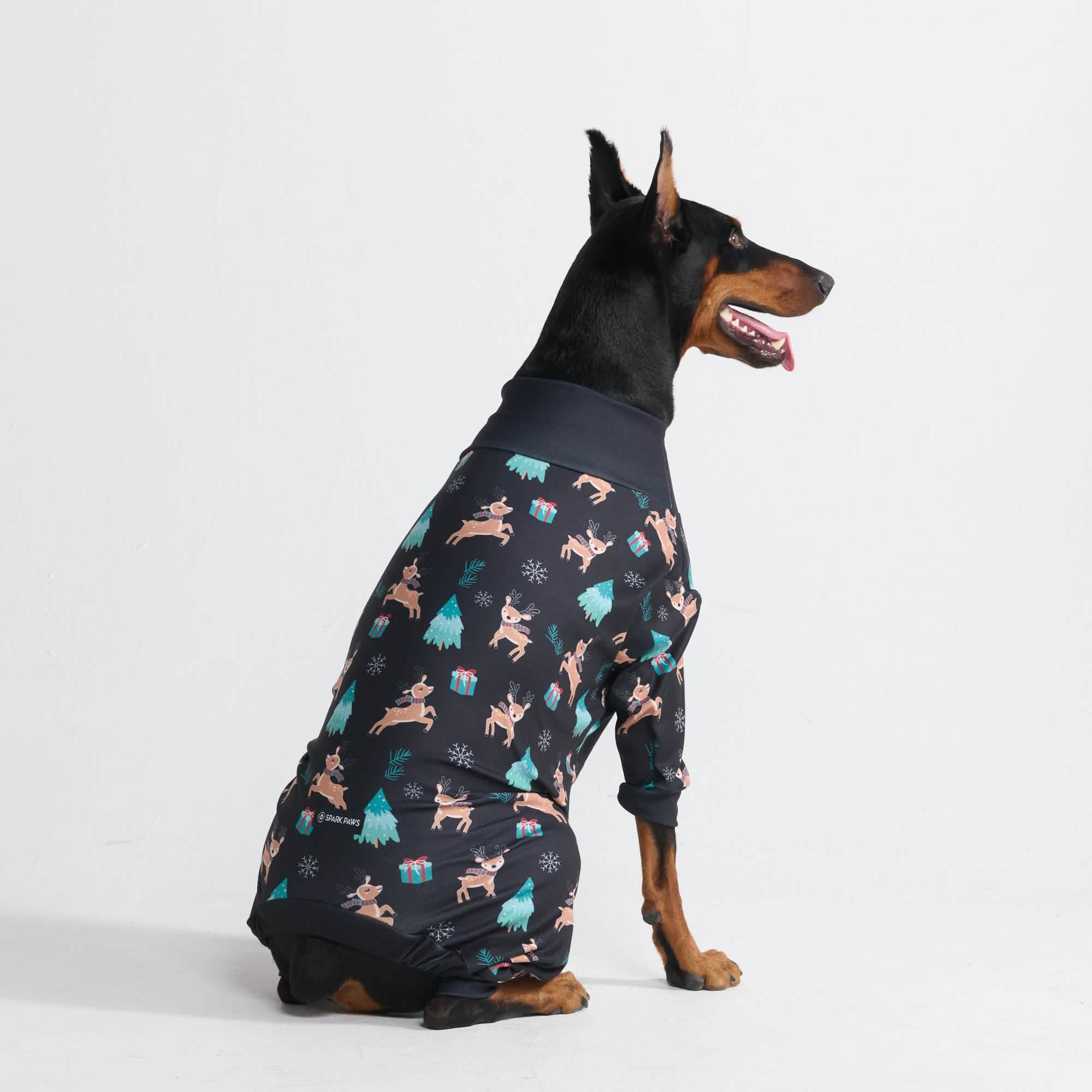 Dog Christmas Pajama - Reindeers - XNAUWBI