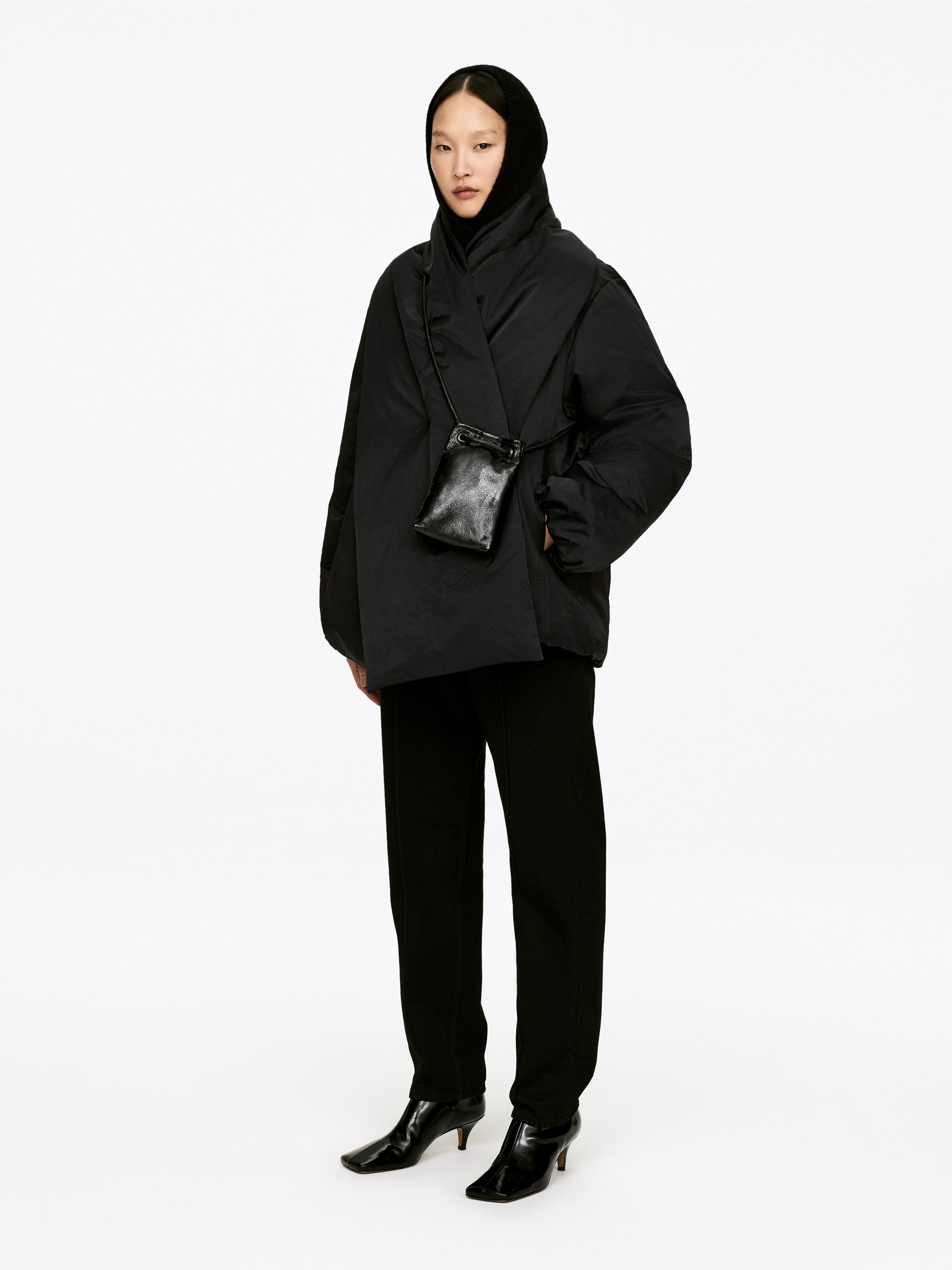 UPCYCLED DOWN SCARF JACKET - XNAUWBI