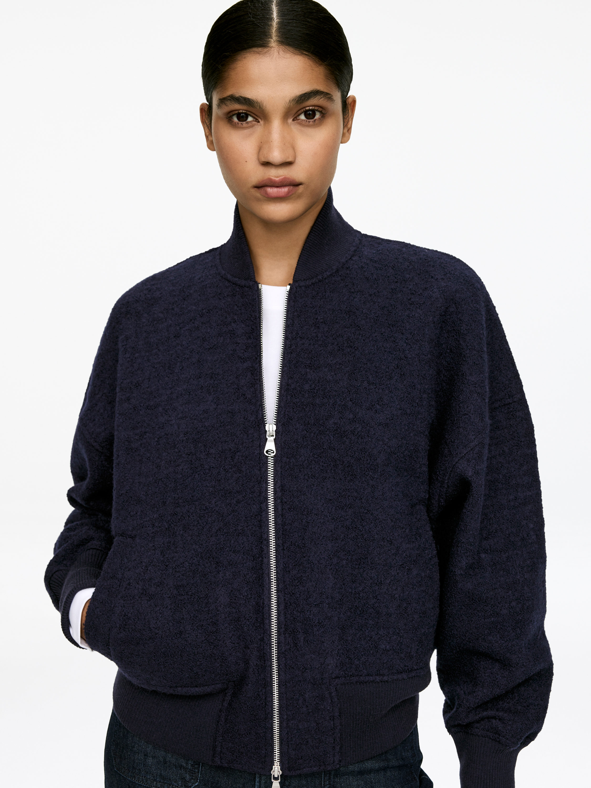 BOILED WOOL JACKET - XNAUWBI