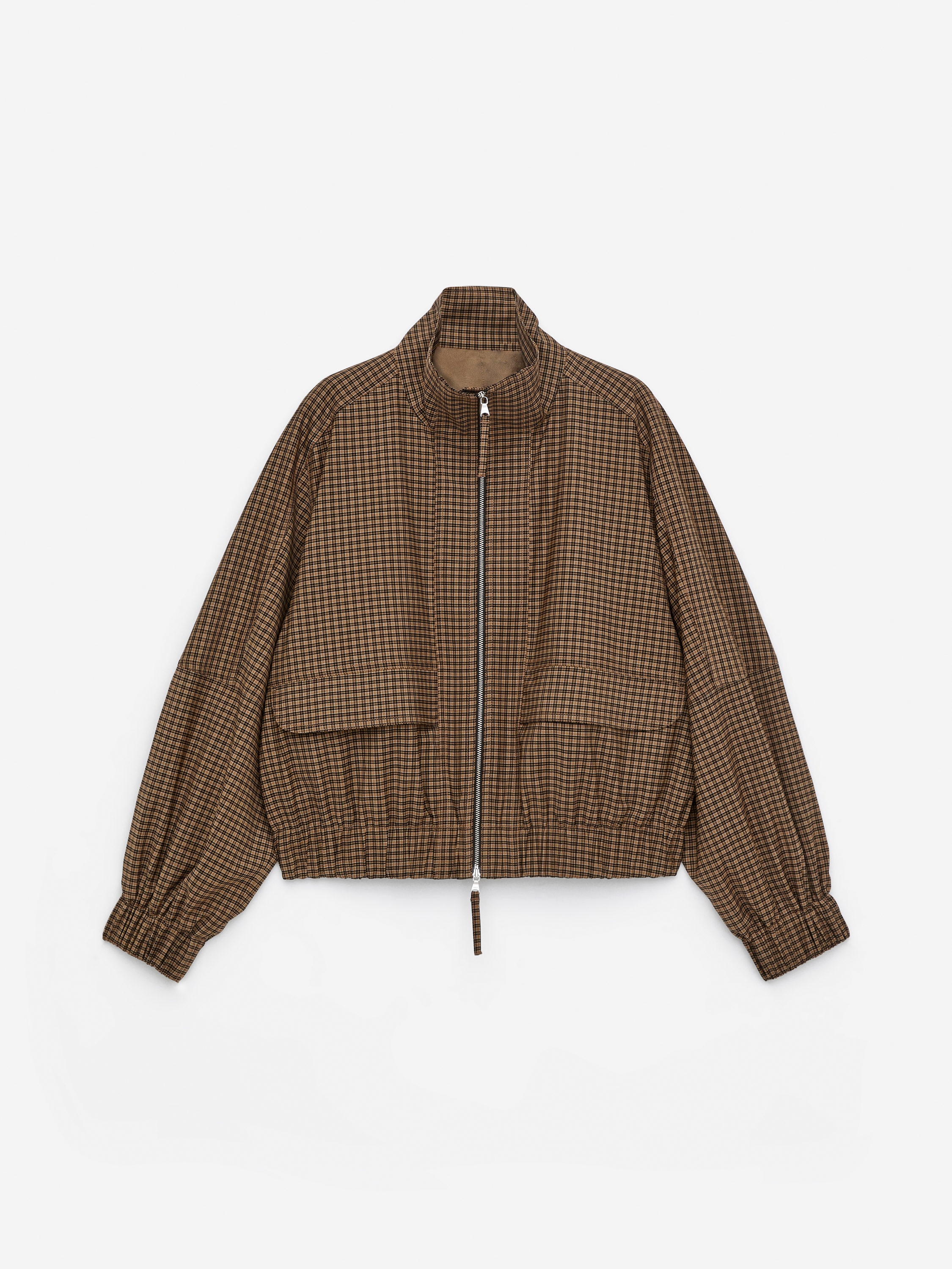 CHECKED ZIP JACKET - XNAUWBI