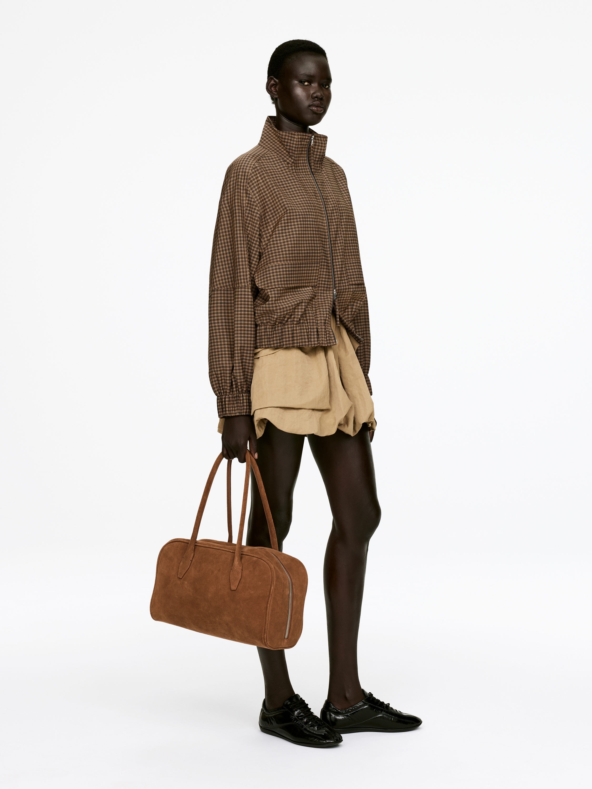 CHECKED ZIP JACKET - XNAUWBI