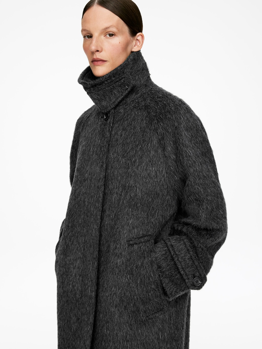 WOOL-ALPACA BLEND COAT - XNAUWBI