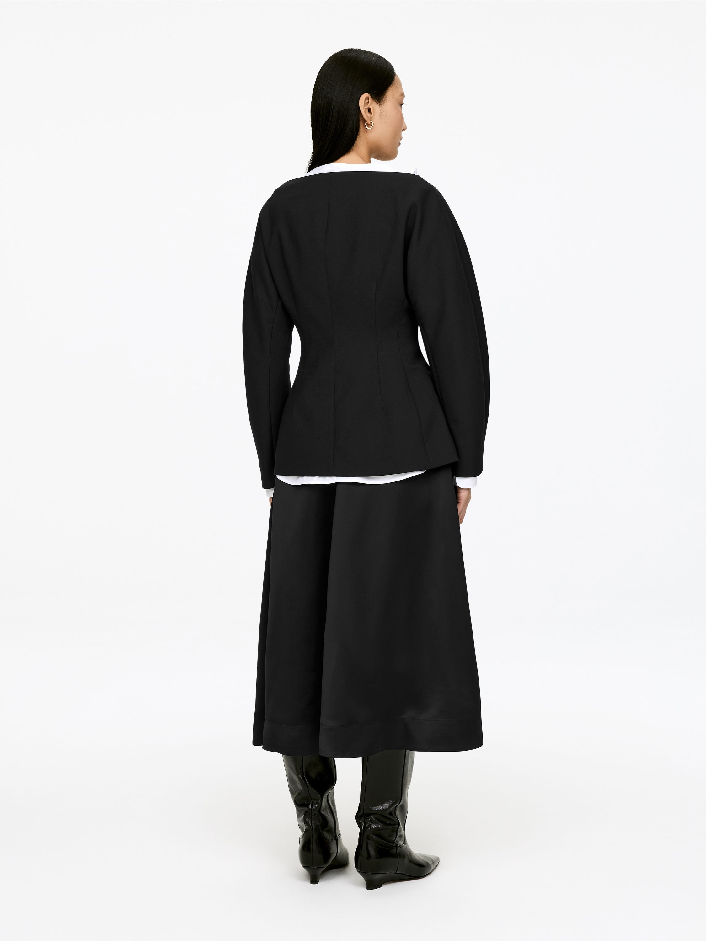 OPEN-NECK BLAZER - XNAUWBI