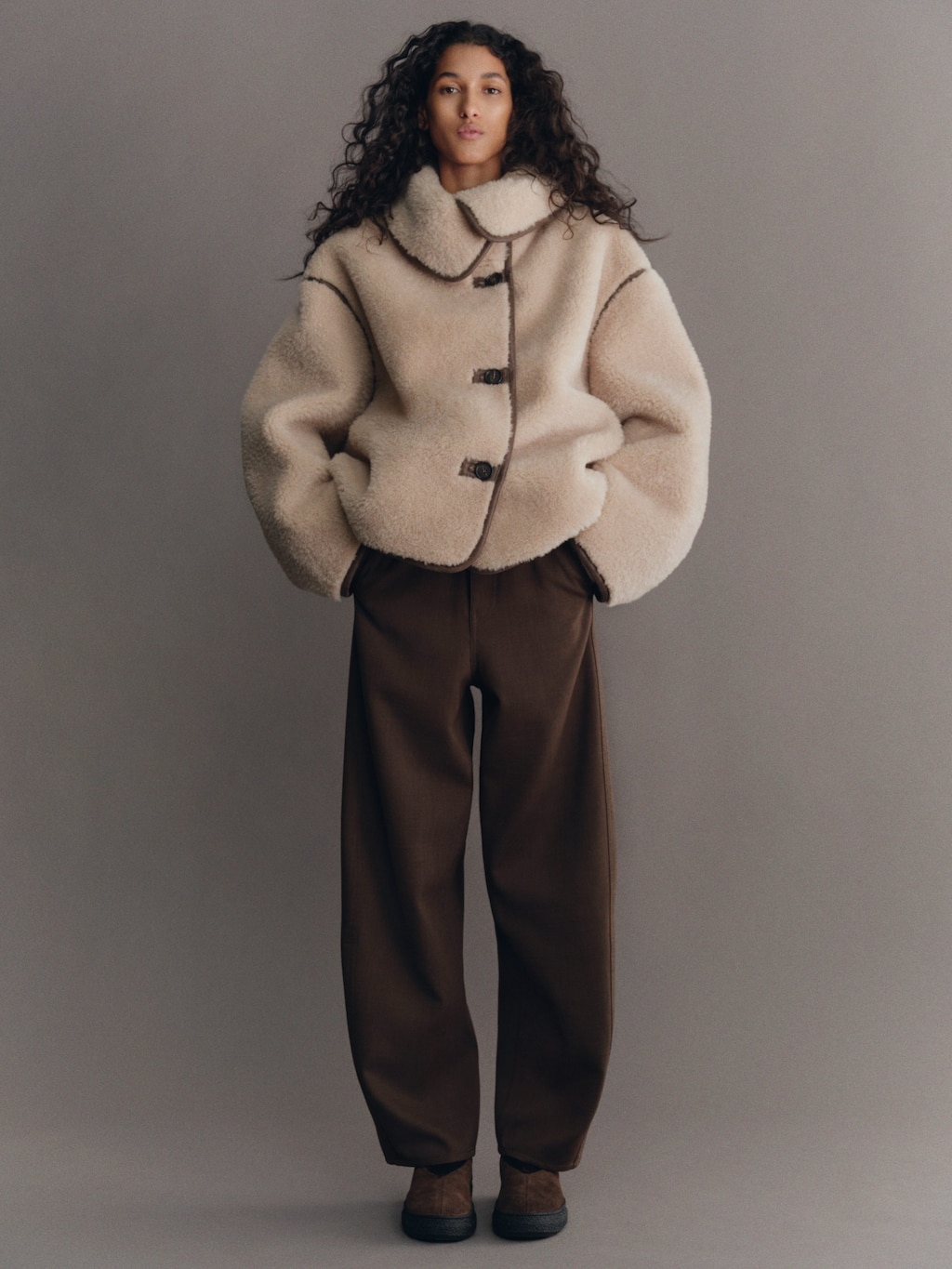 SHORT PILE JACKET - XNAUWBI