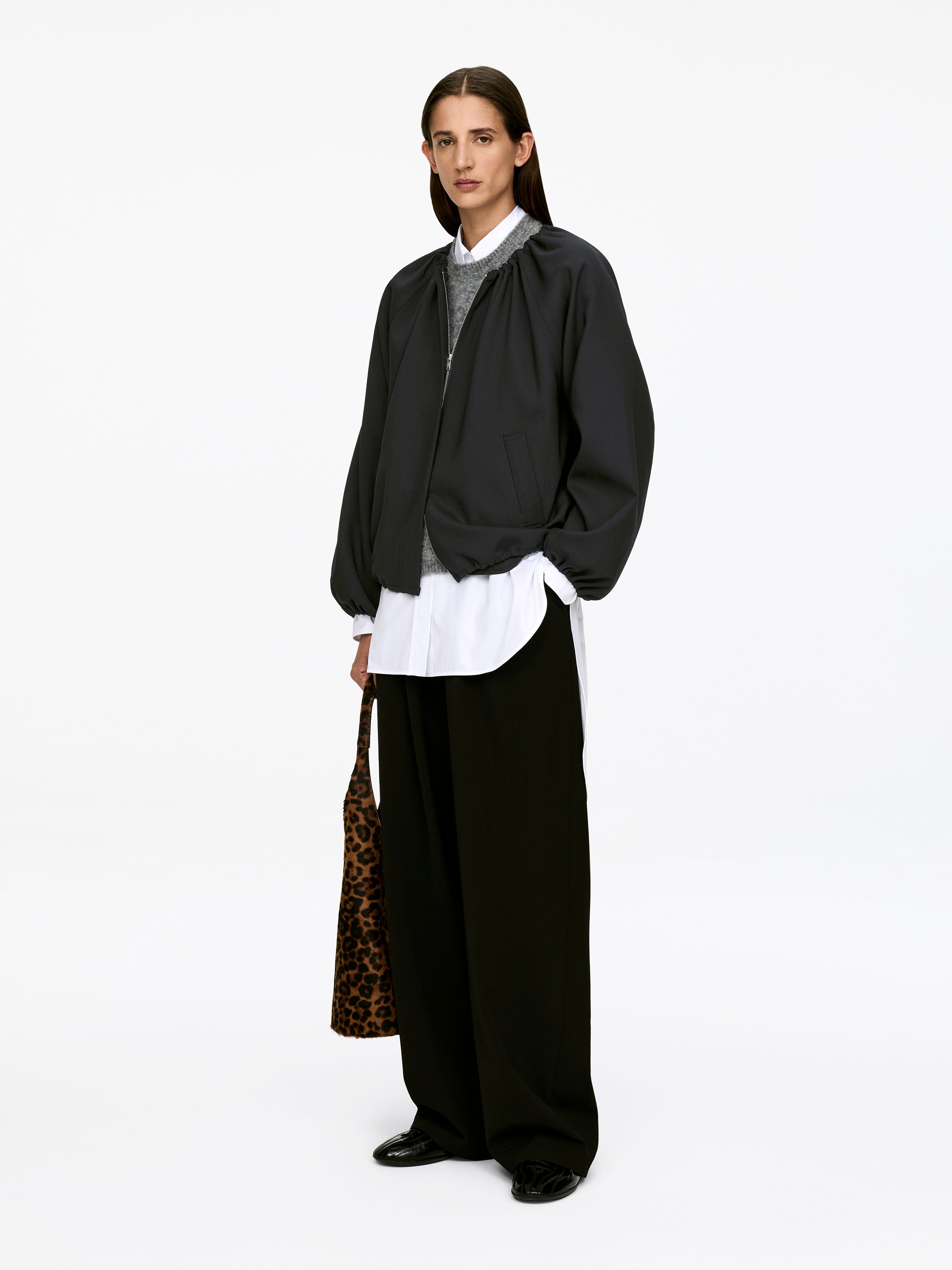 BUBBLE-HEM JACKET - XNAUWBI