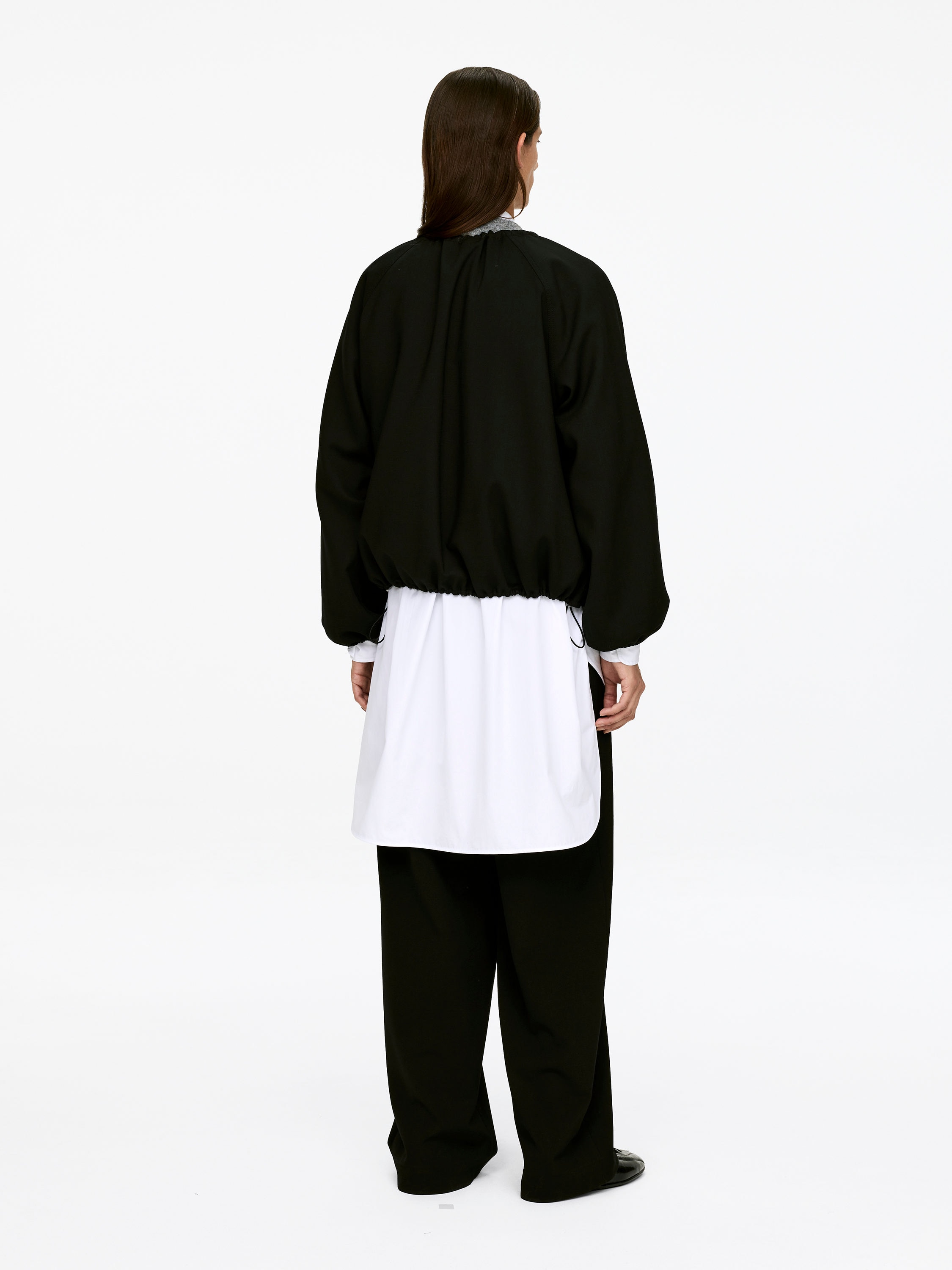 BUBBLE-HEM JACKET - XNAUWBI