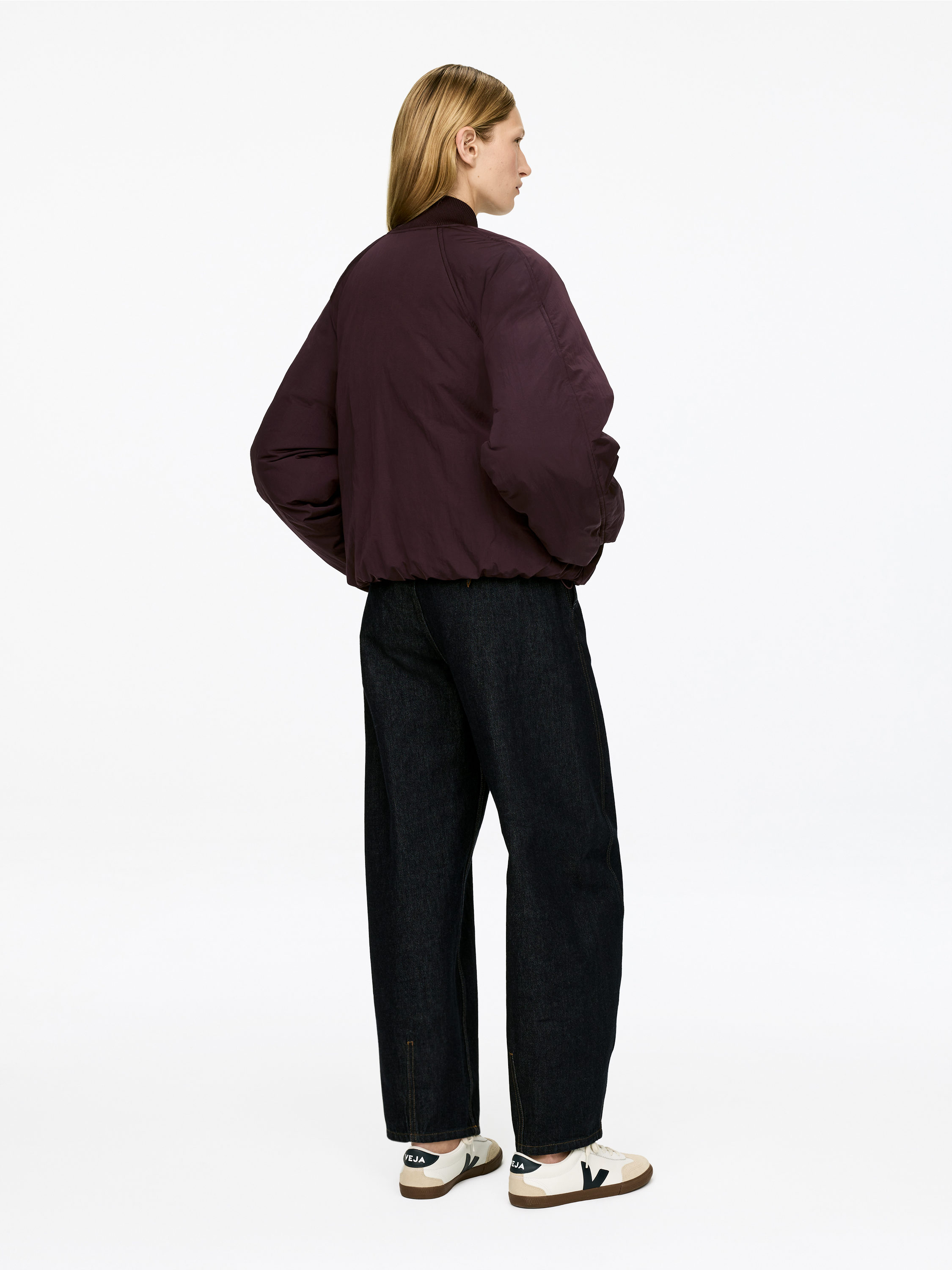 UPCYCLED DOWN CROPPED JACKET - XNAUWBI