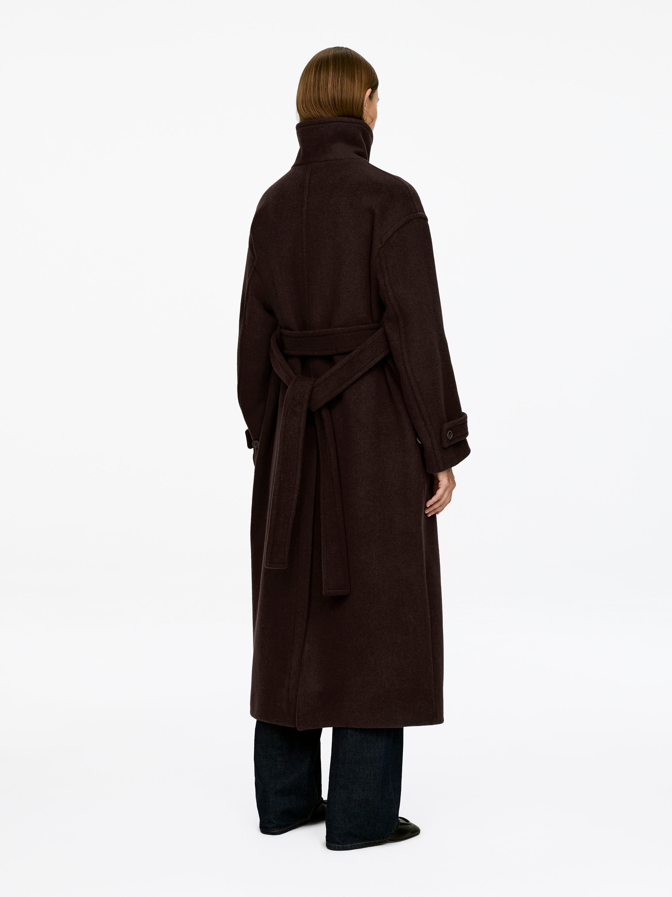 OVERSIZED WOOL-BLEND COAT - XNAUWBI