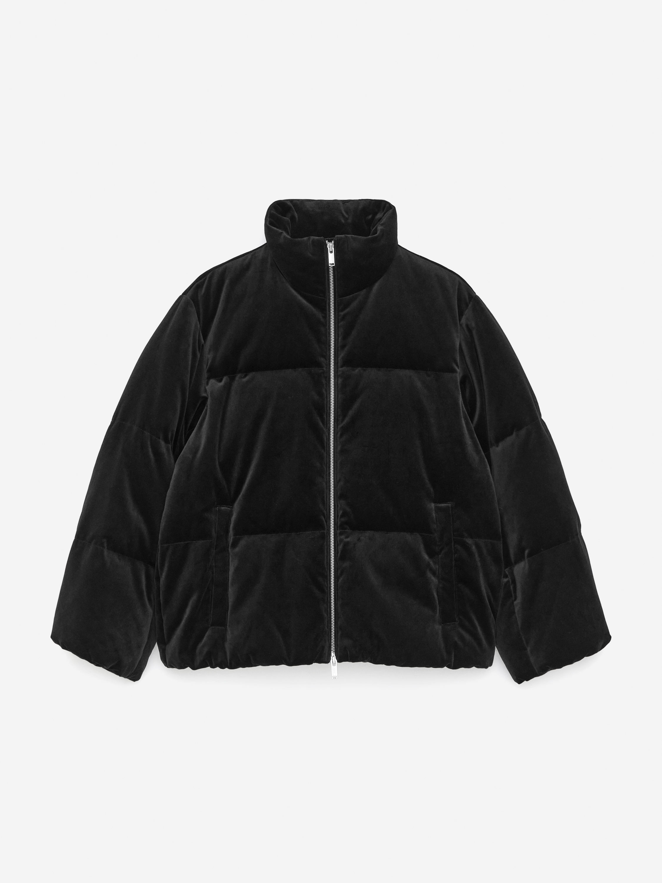 VELVET PUFFER JACKET - XNAUWBI