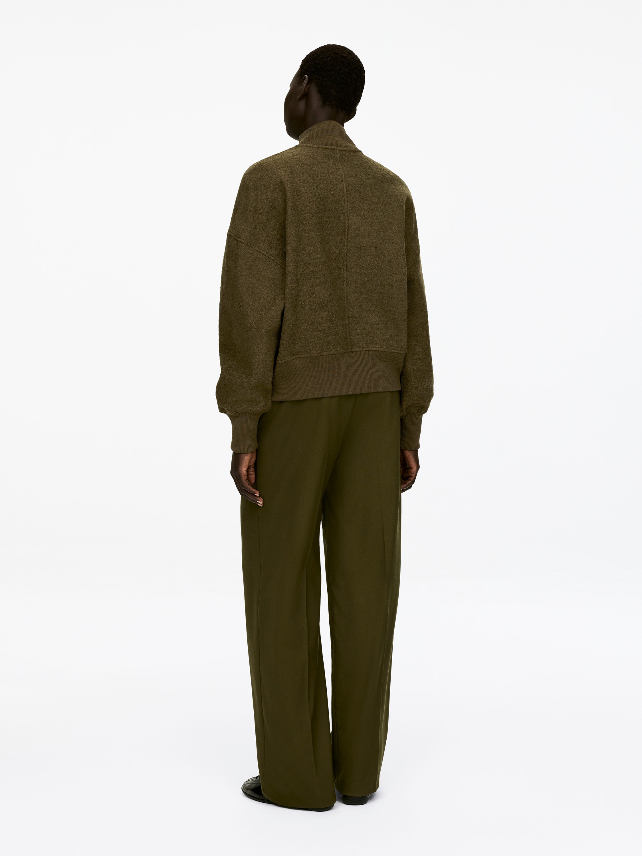 BOILED WOOL JACKET - XNAUWBI