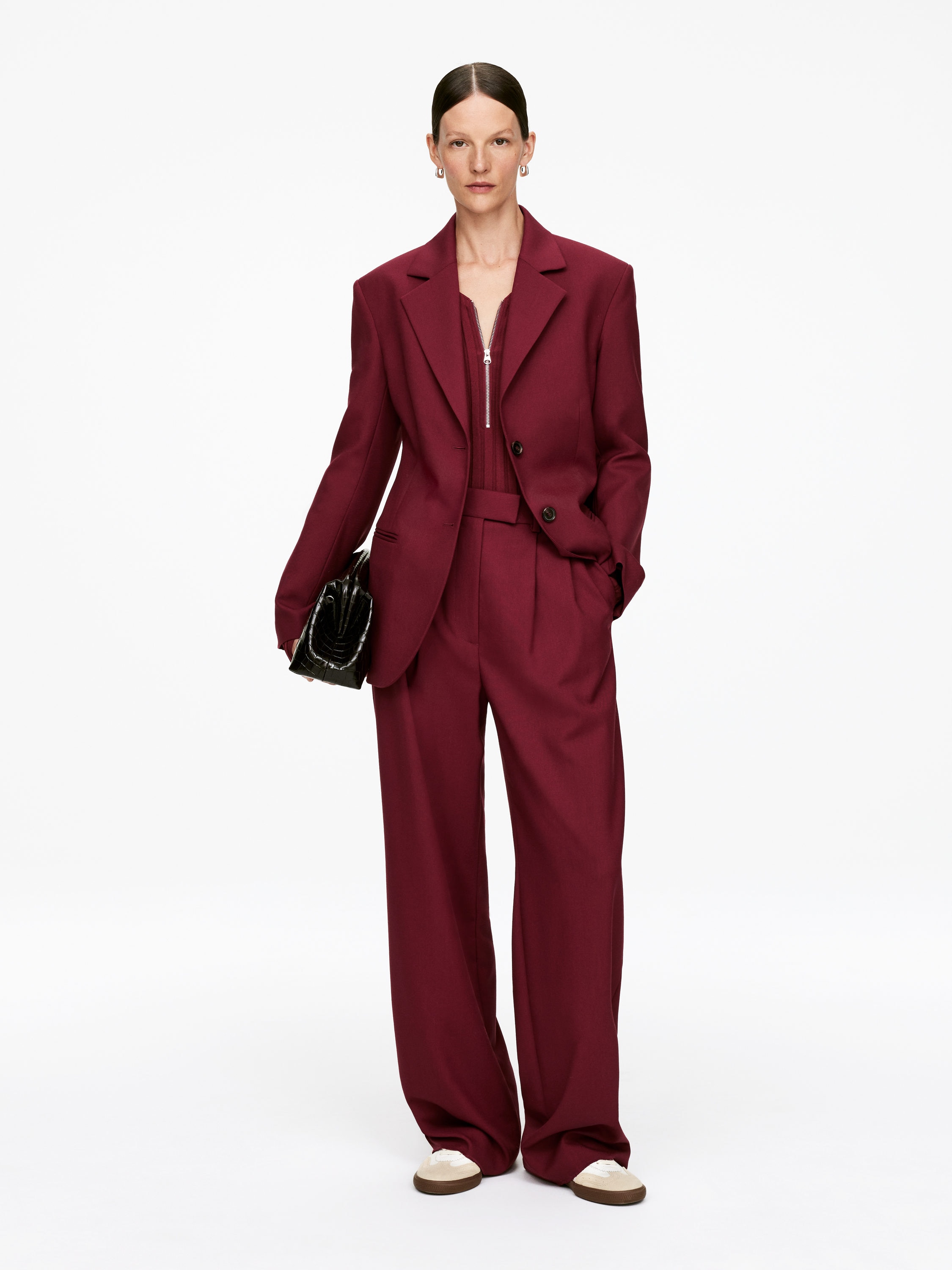 HOPSACK WOOL BLAZER - XNAUWBI