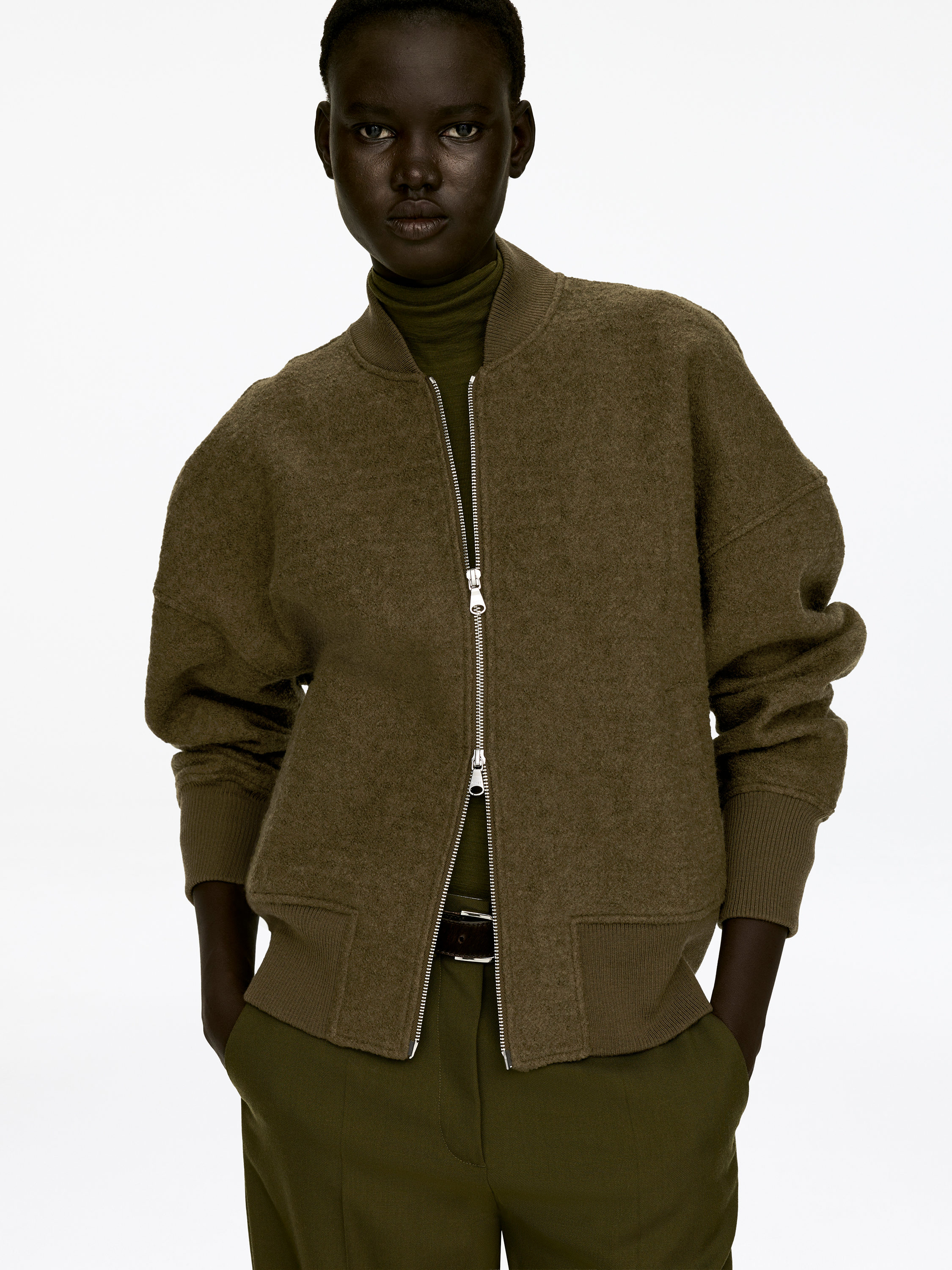 BOILED WOOL JACKET - XNAUWBI