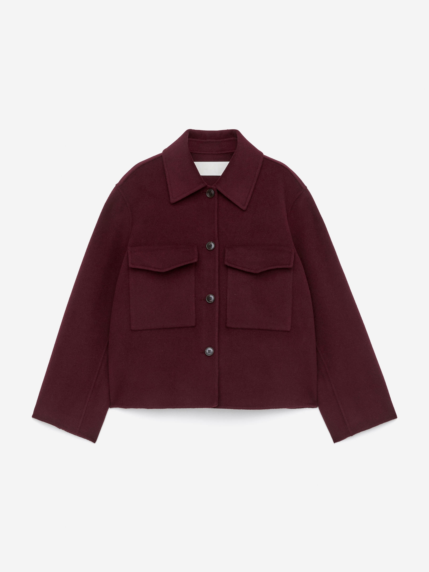 DOUBLE-FACE WOOL OVERSHIRT - XNAUWBI