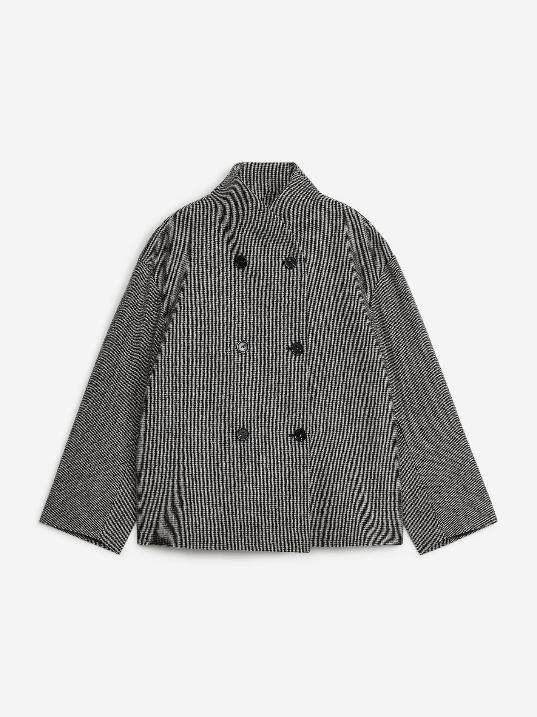 SHAWL-COLLAR WOOL JACKET - XNAUWBI