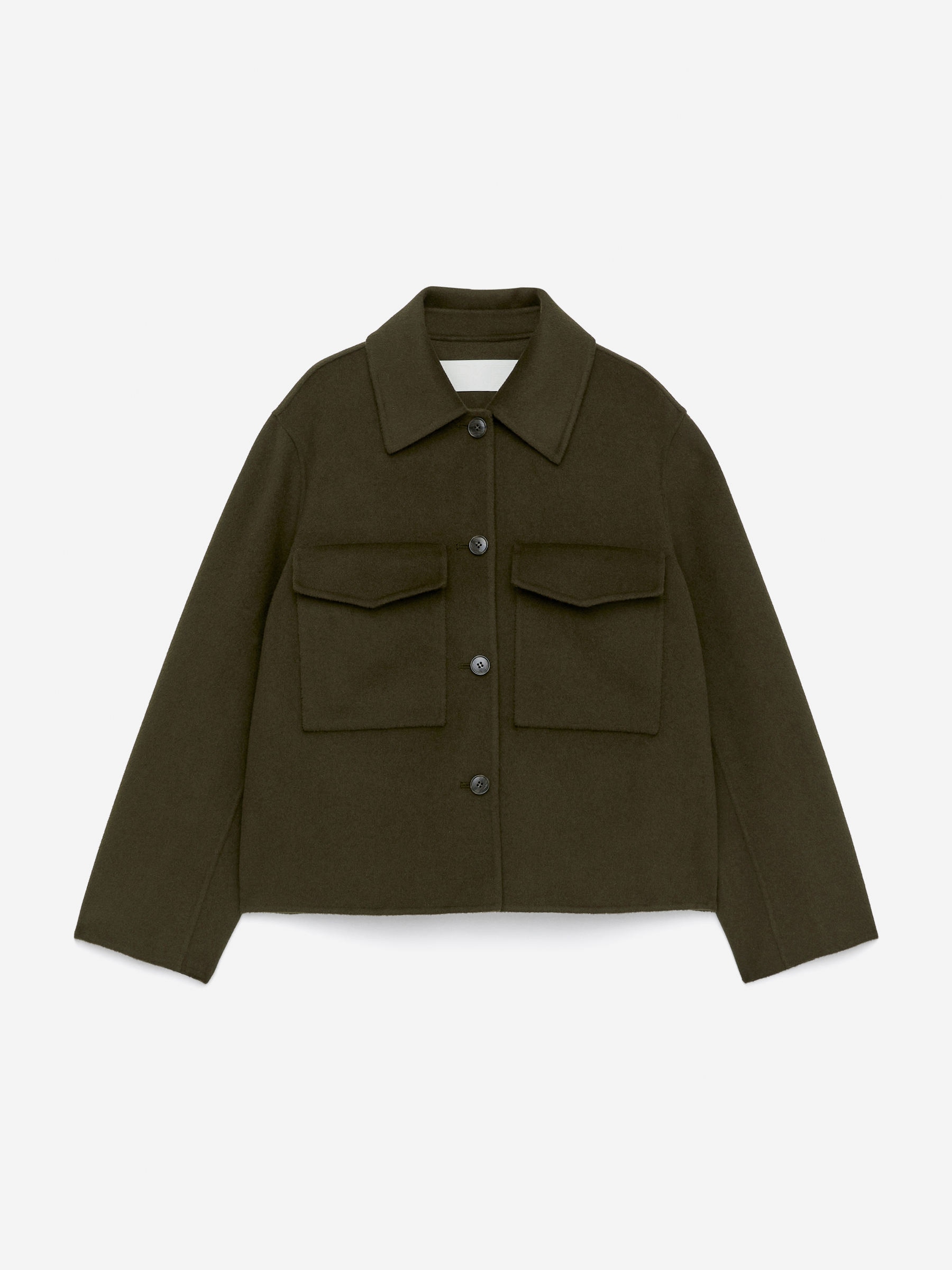 DOUBLE-FACE WOOL OVERSHIRT - XNAUWBI