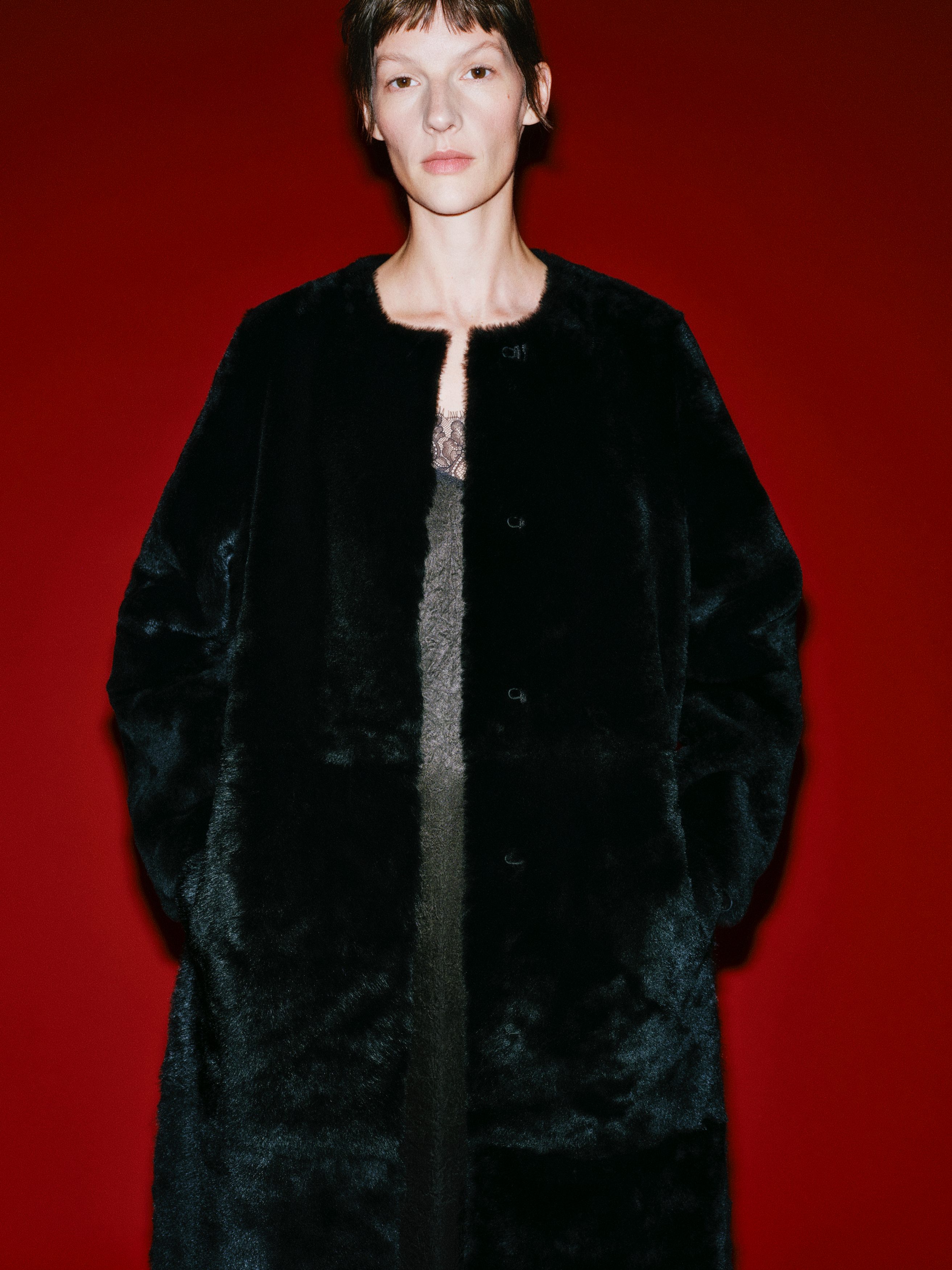 SHEARLING COAT - XNAUWBI