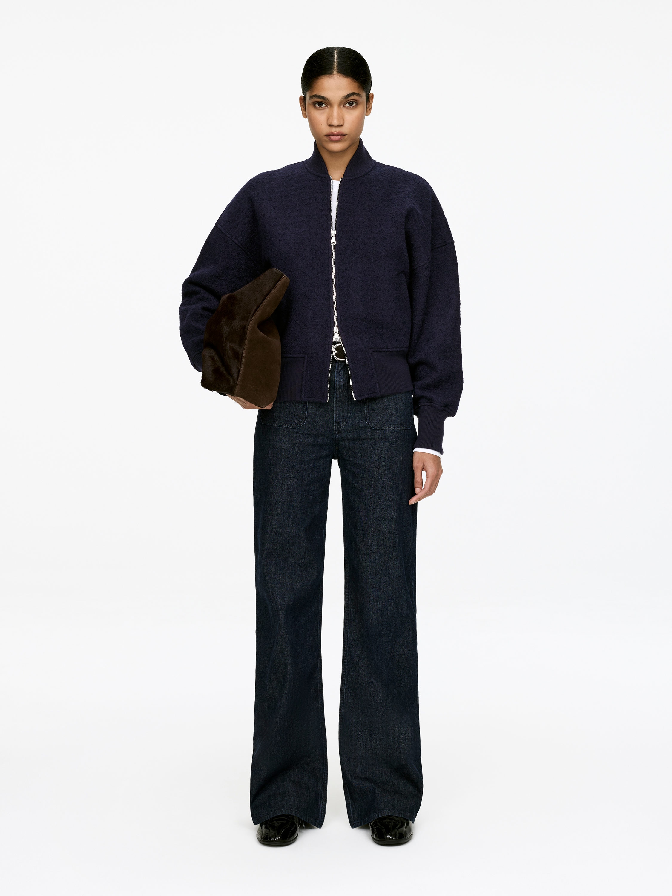 BOILED WOOL JACKET - XNAUWBI