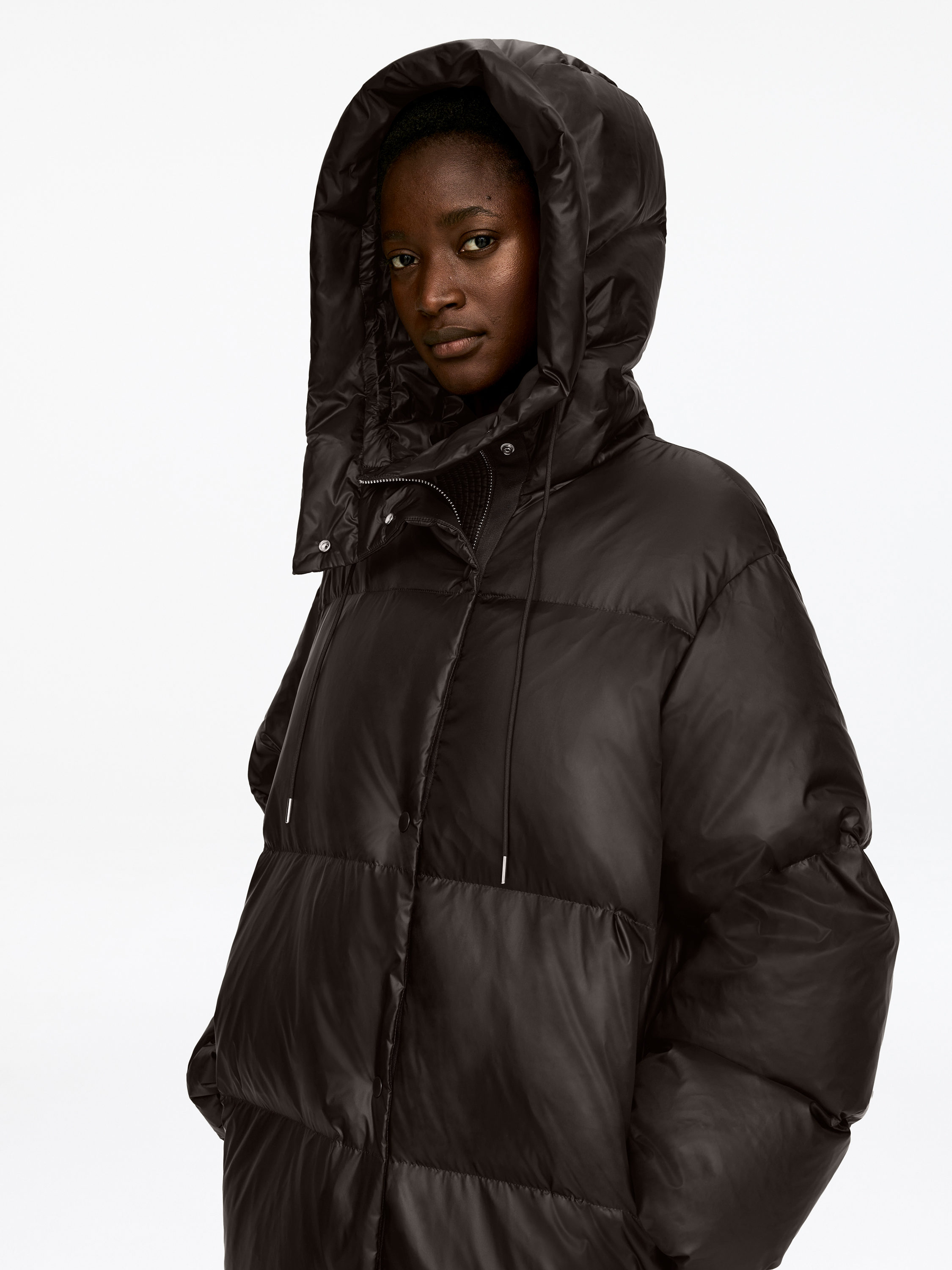 UPCYCLED DOWN LONG COAT - XNAUWBI