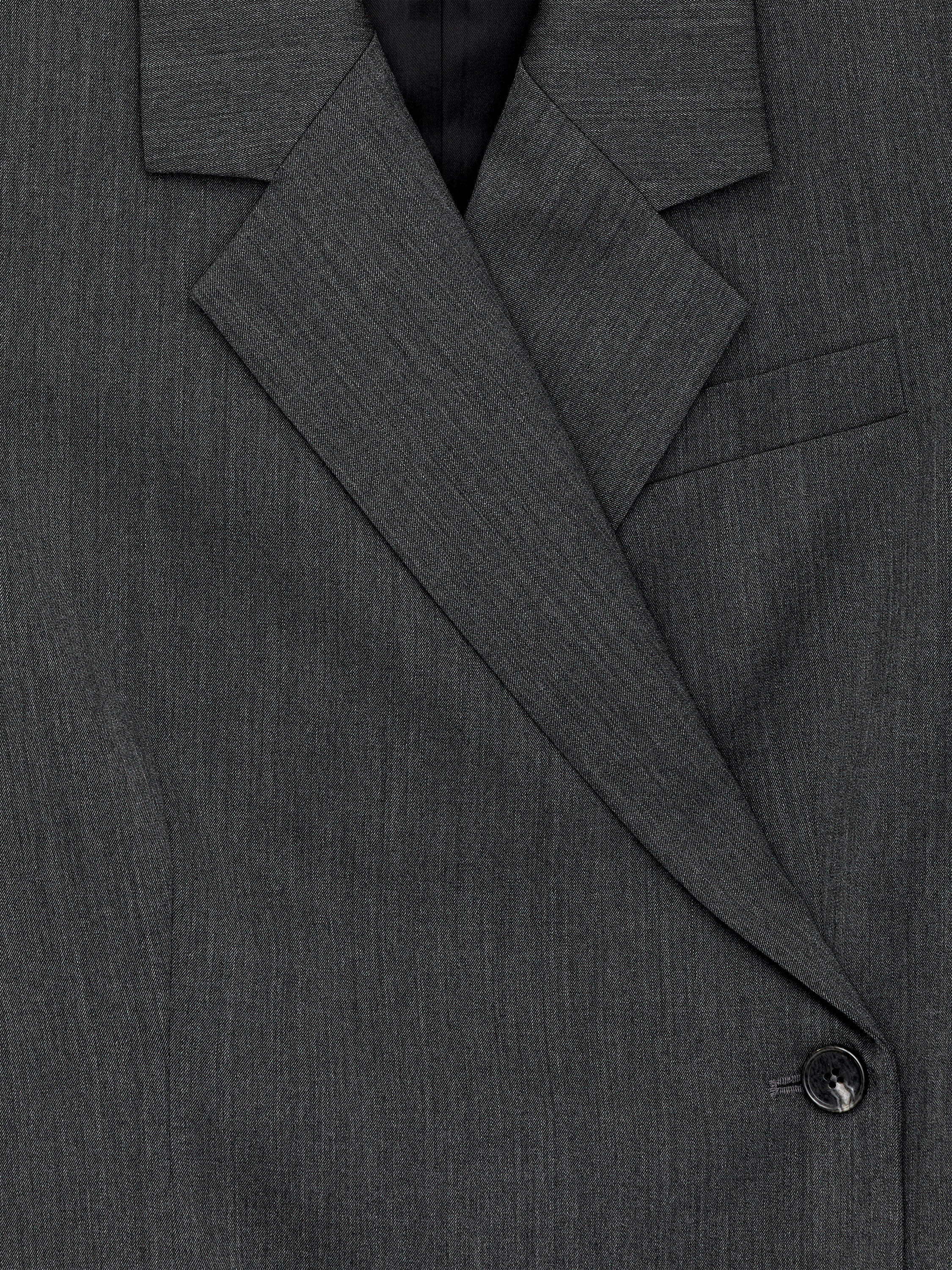 WOOL-BLEND WRAP BLAZER - XNAUWBI