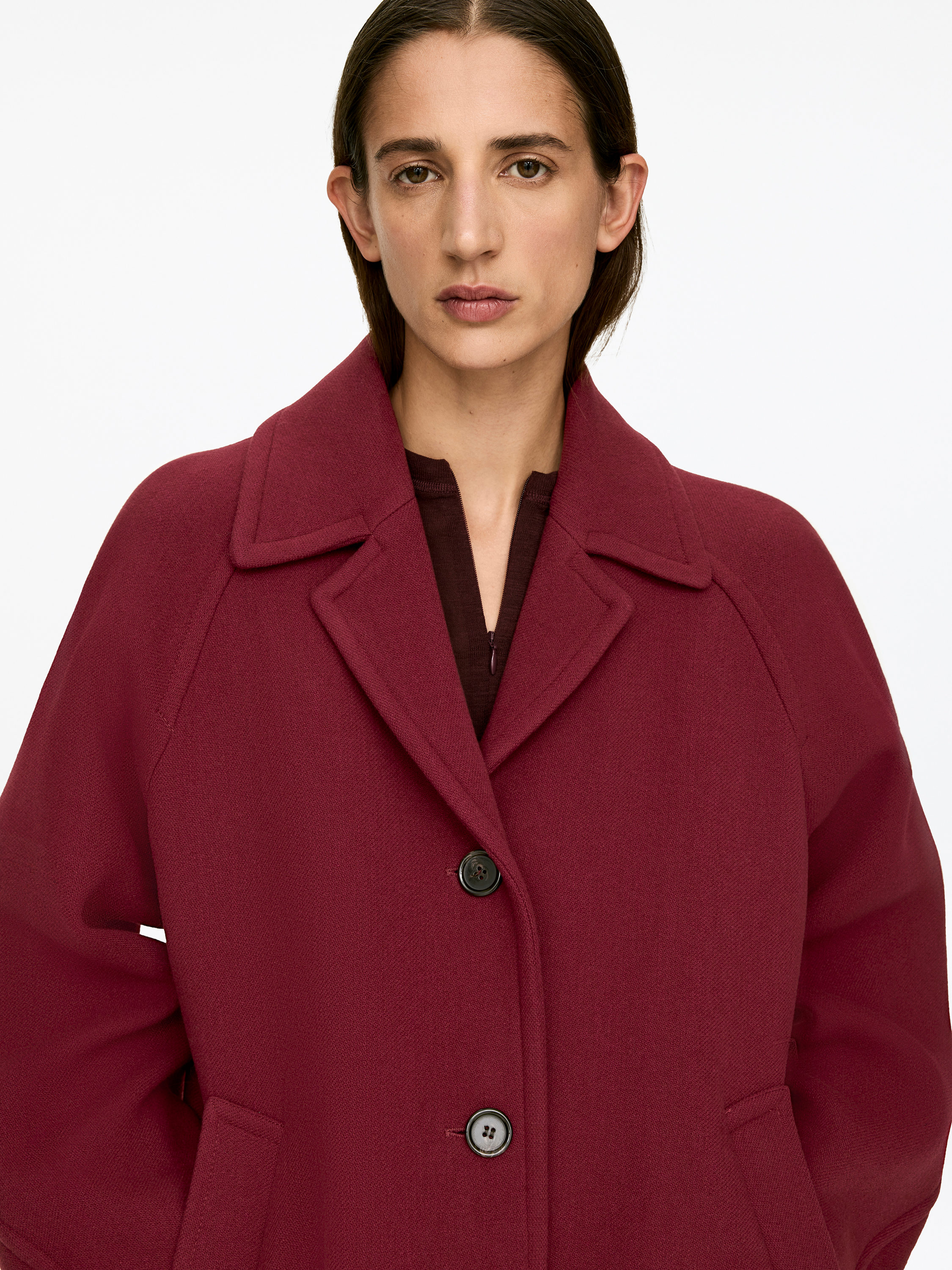 OVERSIZED WOOL-BLEND COAT - XNAUWBI