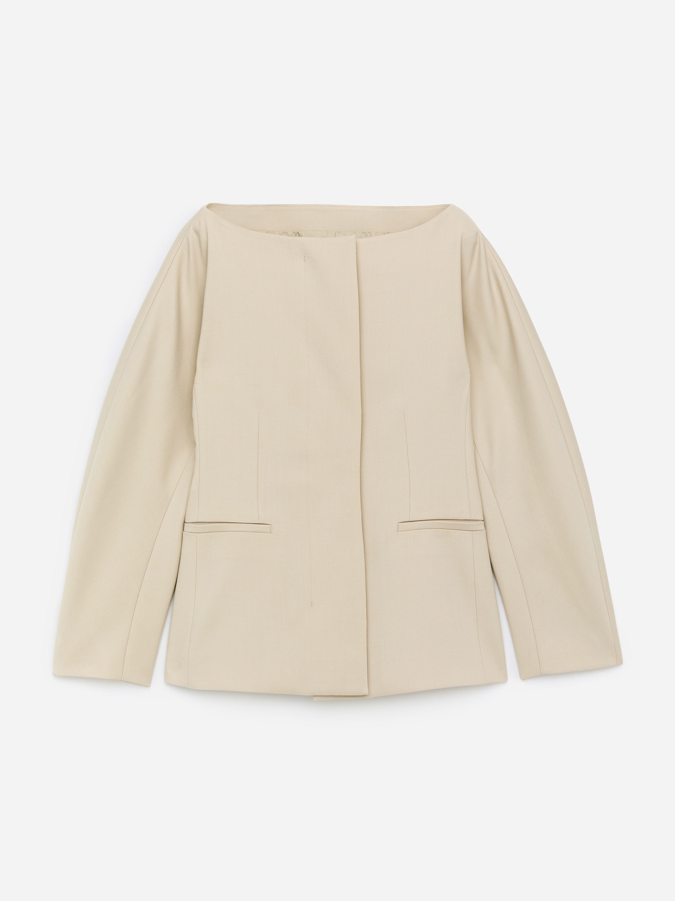 OPEN-NECK BLAZER - XNAUWBI