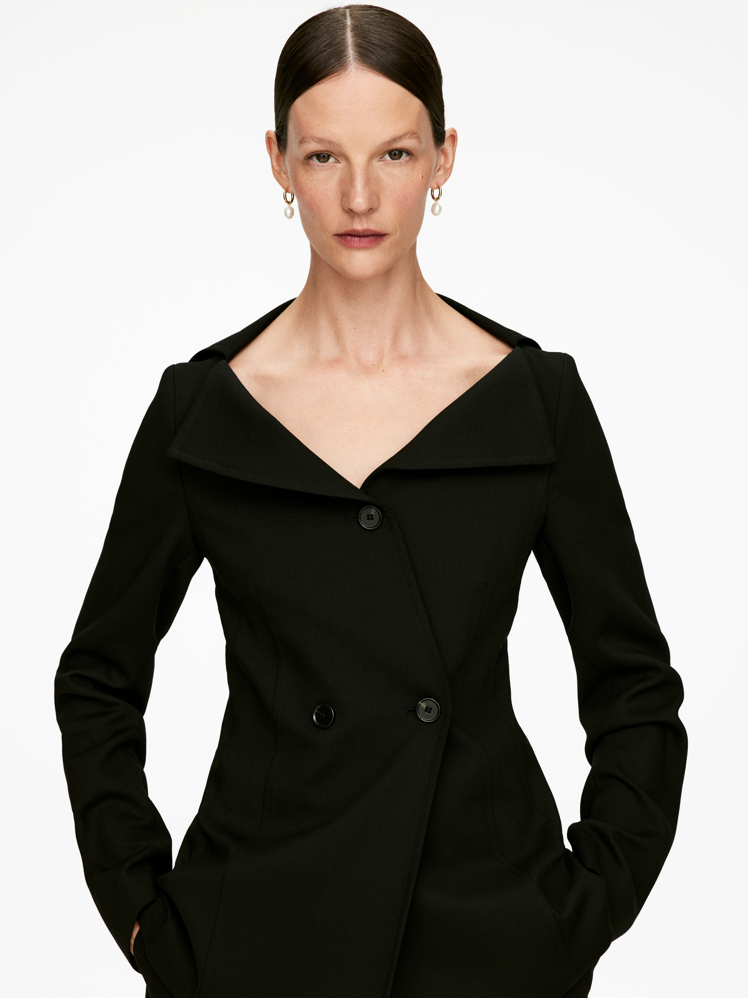 OFF-SHOULDER BLAZER - XNAUWBI