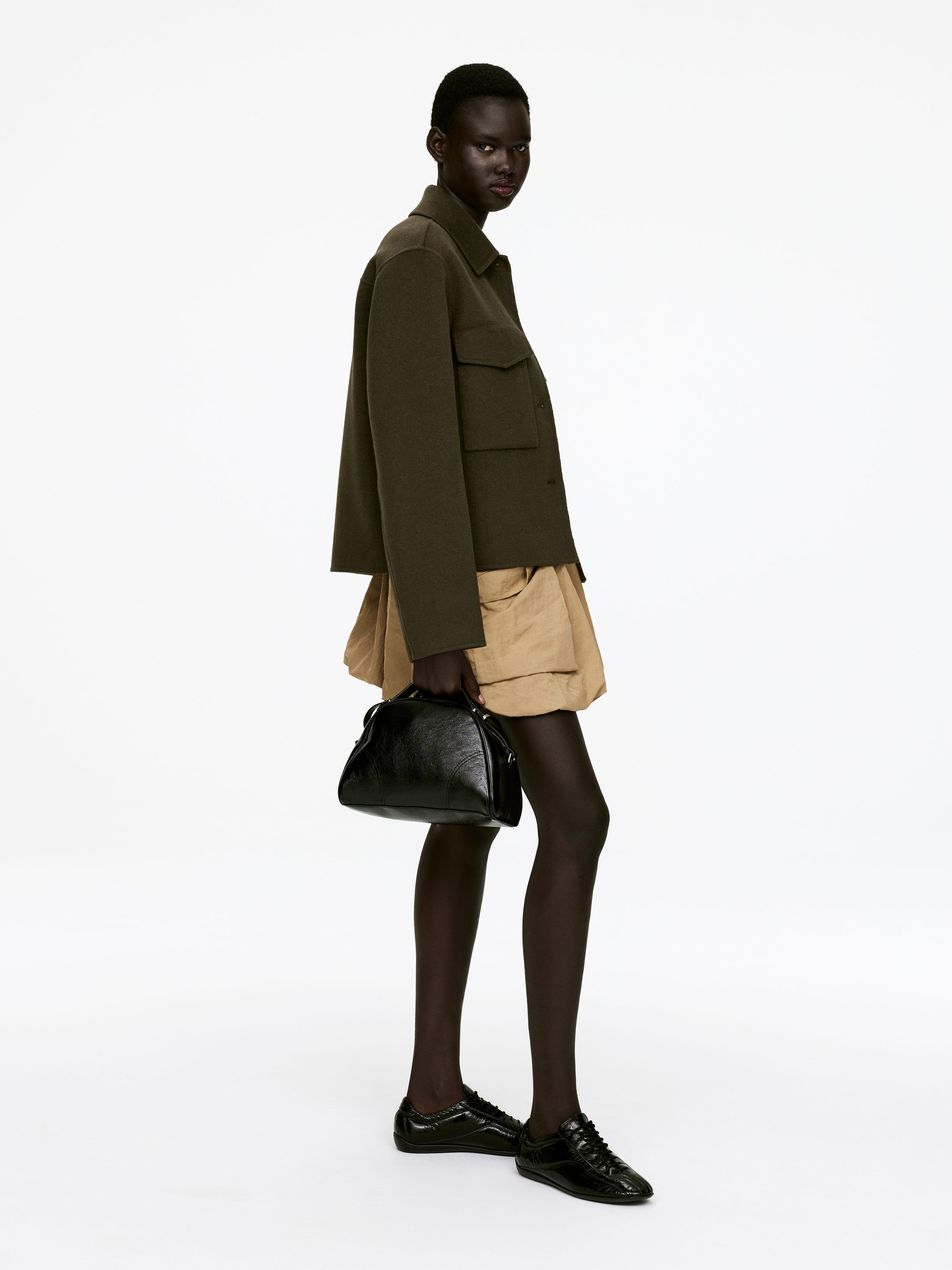 DOUBLE-FACE WOOL OVERSHIRT - XNAUWBI