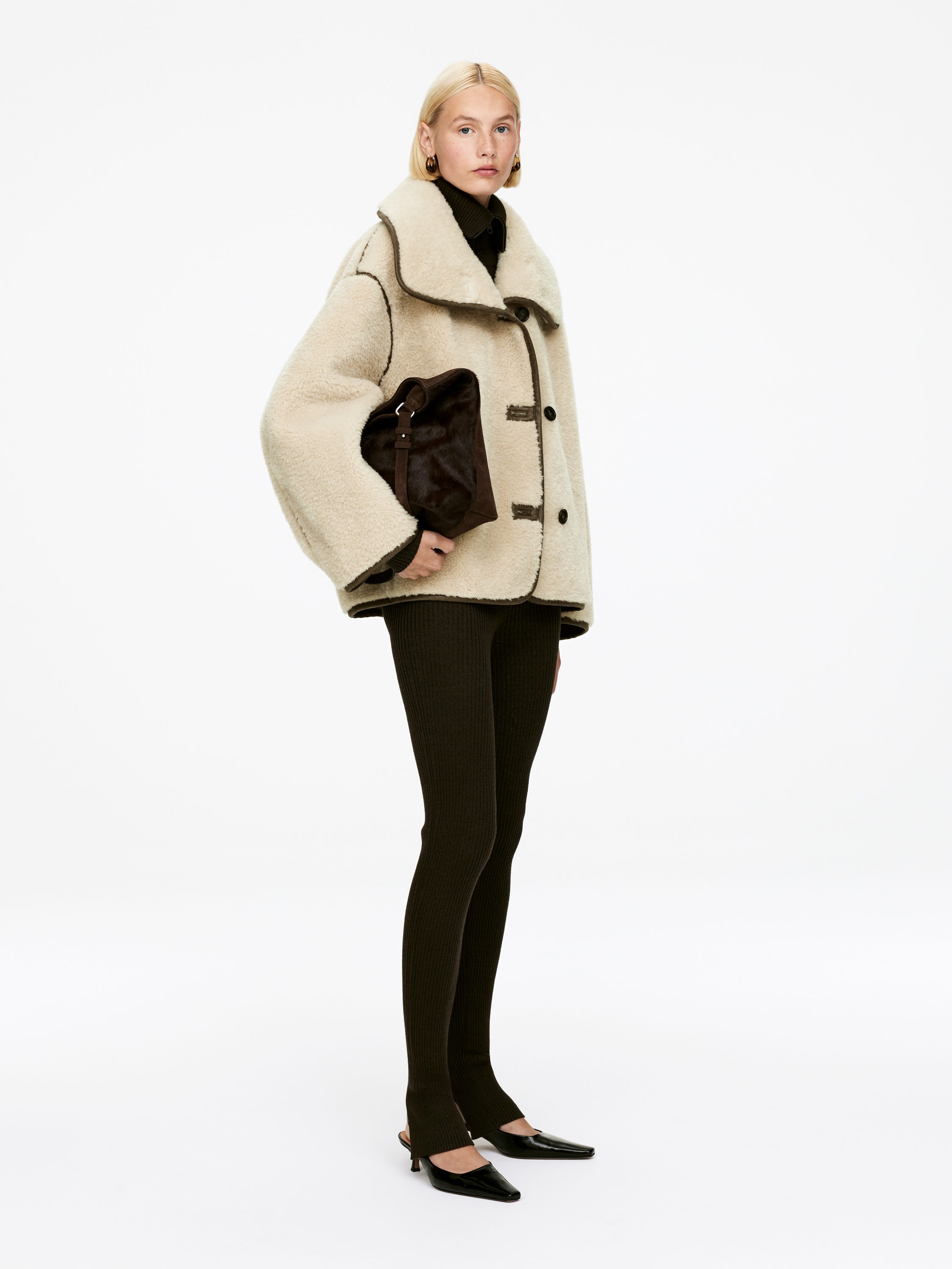 SHORT PILE JACKET - XNAUWBI