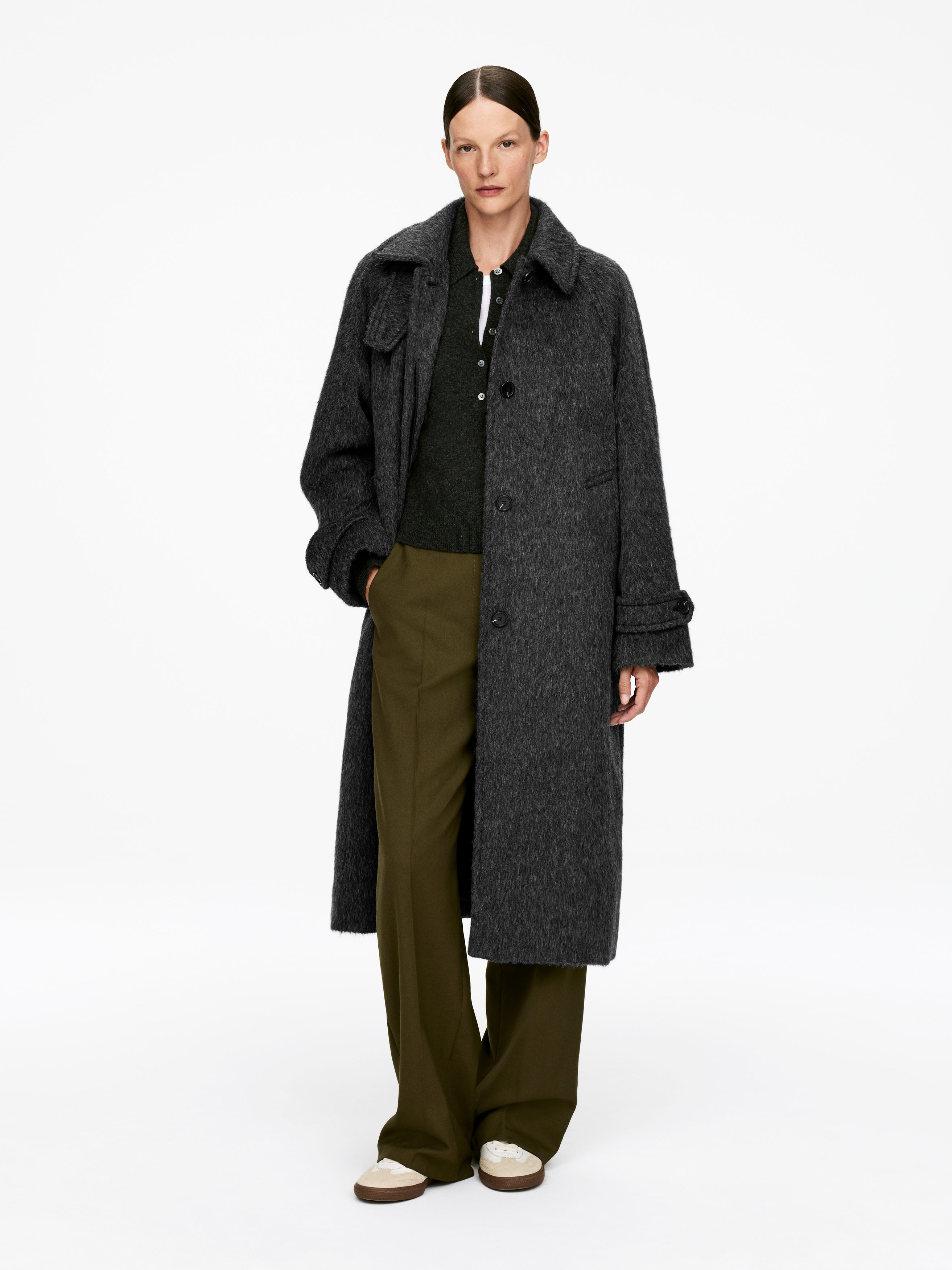 WOOL-ALPACA BLEND COAT - XNAUWBI