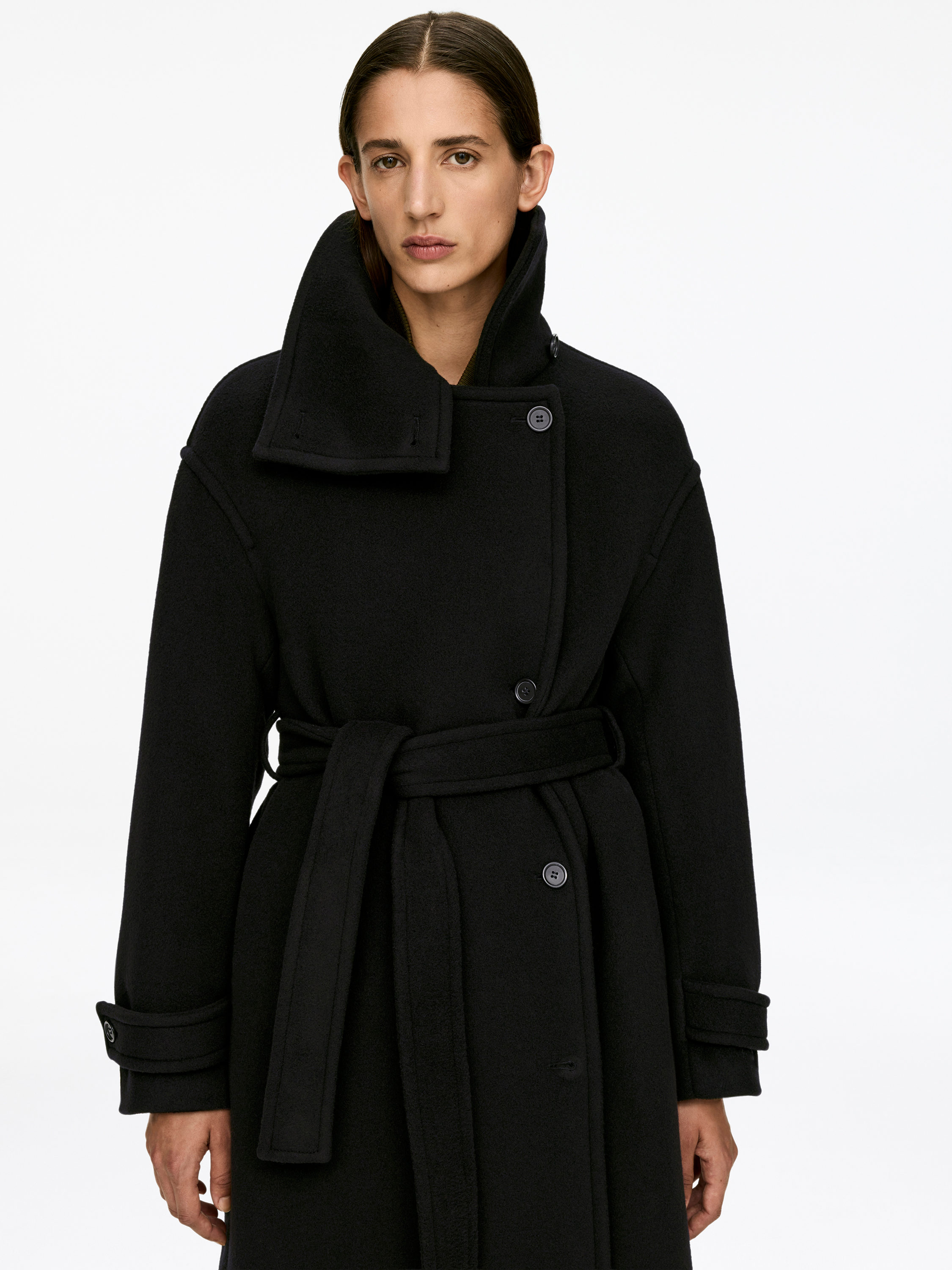 OVERSIZED WOOL-BLEND COAT - XNAUWBI