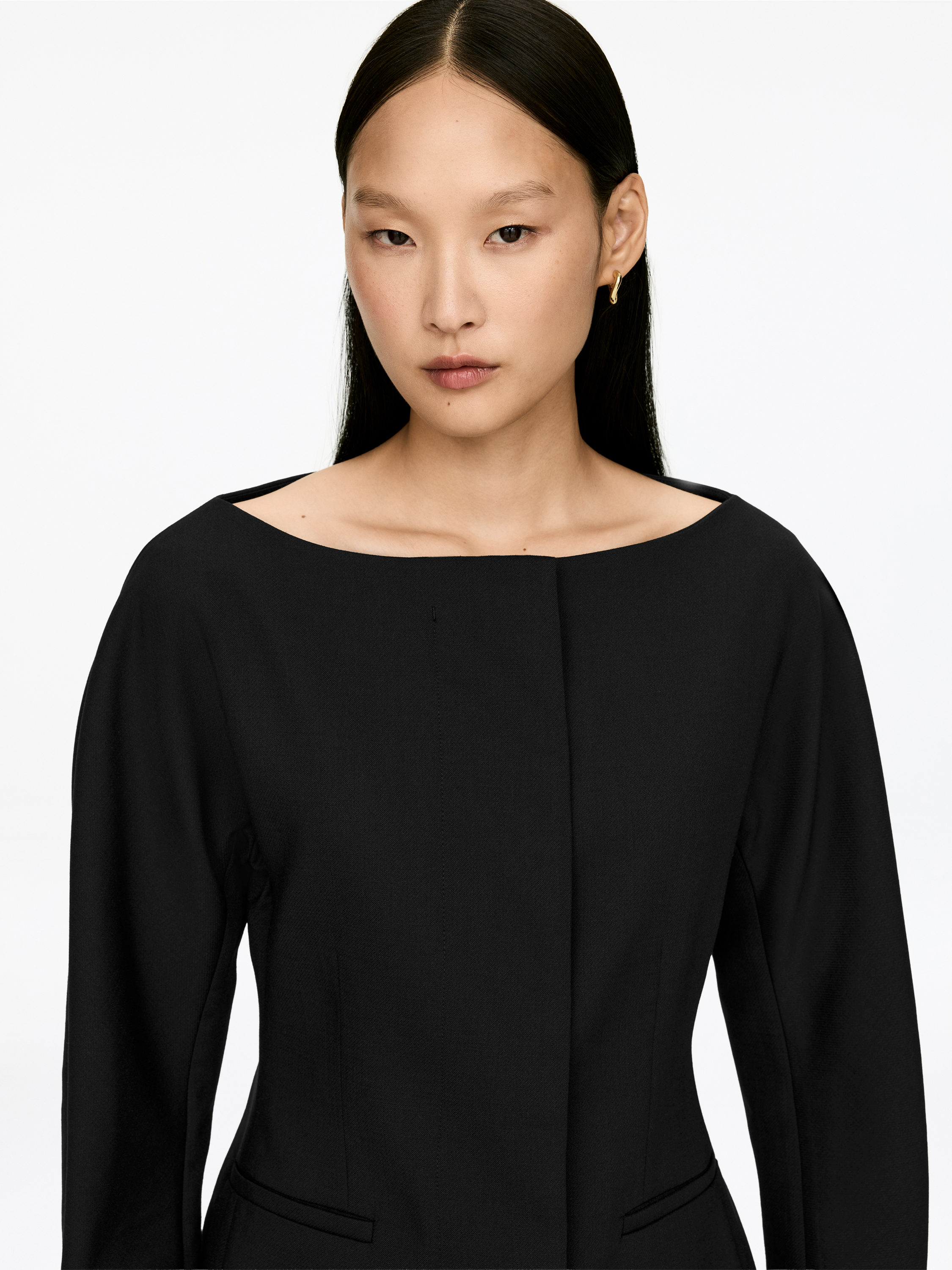 OPEN-NECK BLAZER - XNAUWBI