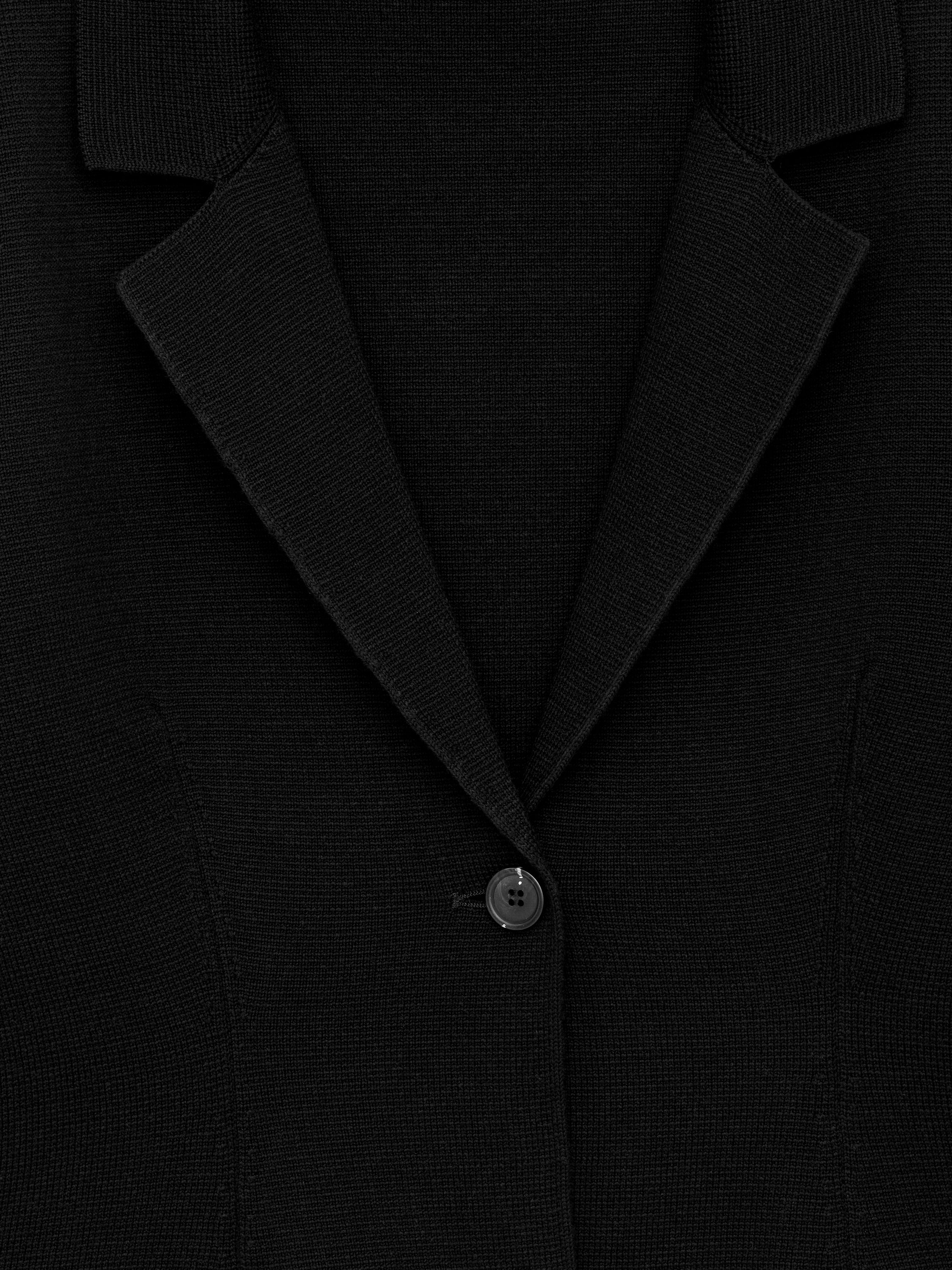 KNITTED WOOL-COTTON JACKET - XNAUWBI