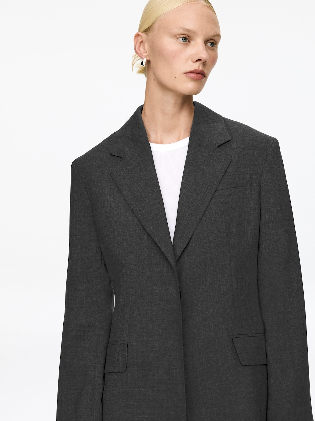 SLIM SINGLE-BREASTED BLAZER - XNAUWBI