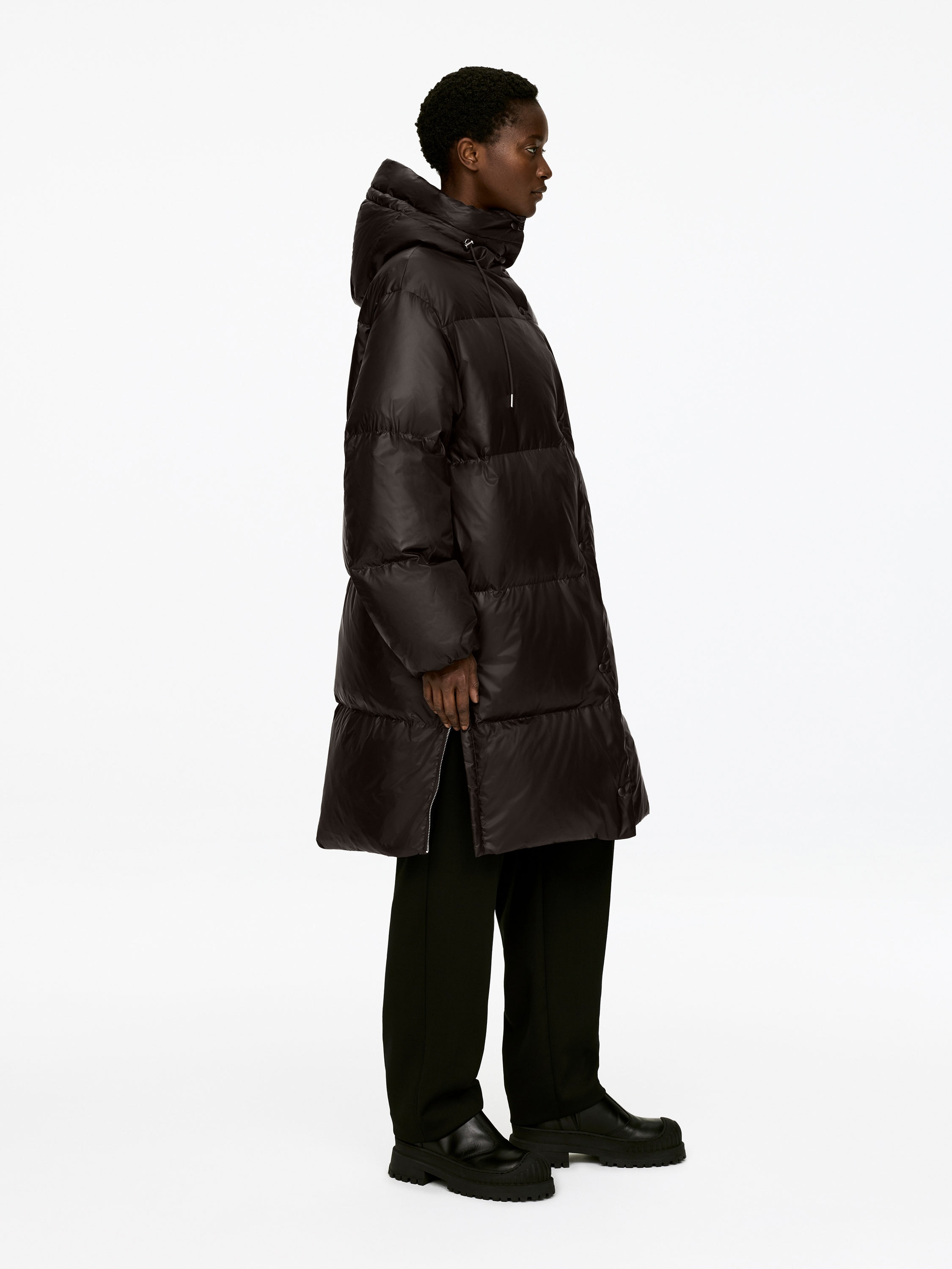 UPCYCLED DOWN LONG COAT - XNAUWBI