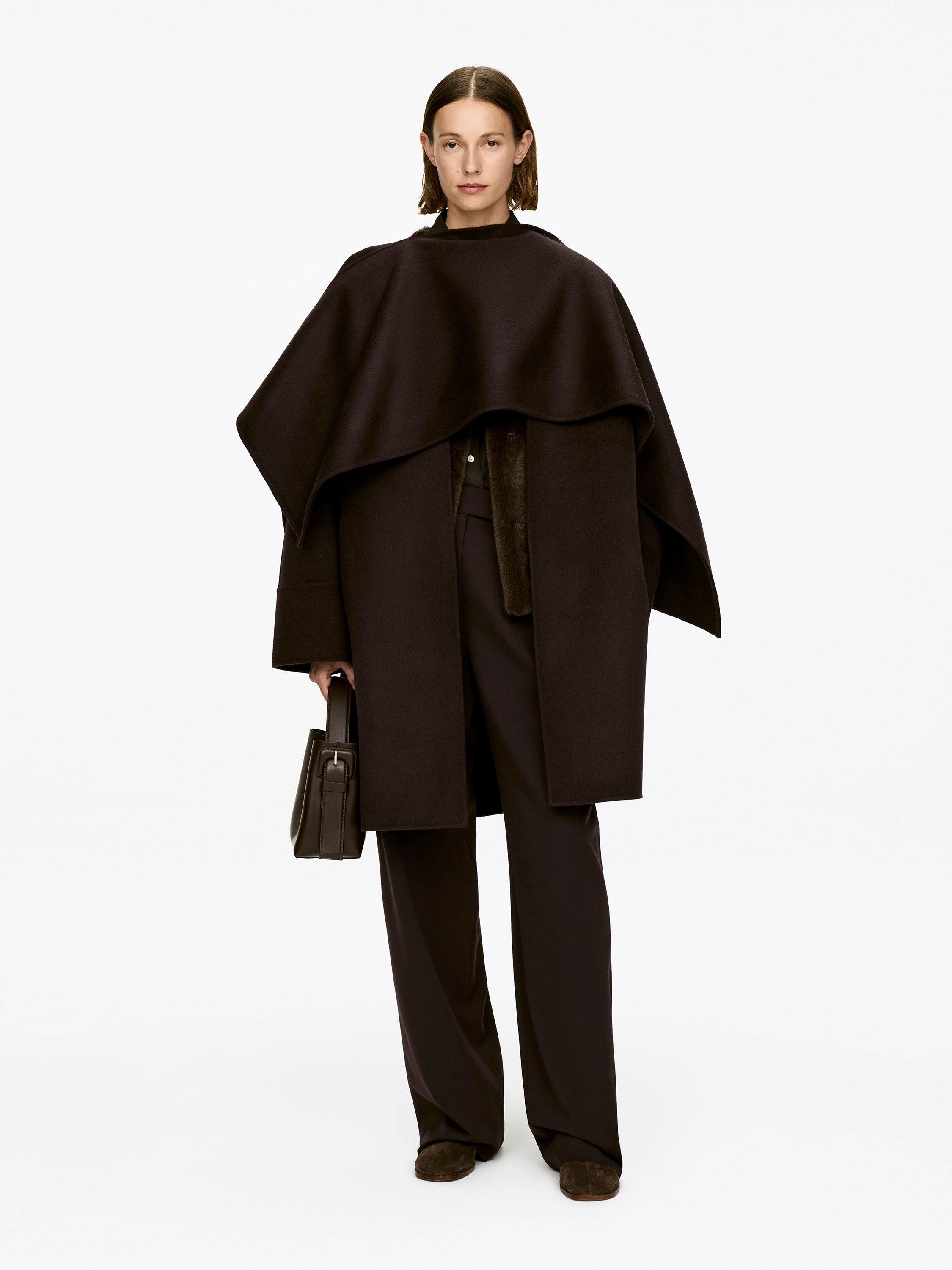 CAPE DOUBLÉ COAT - XNAUWBI