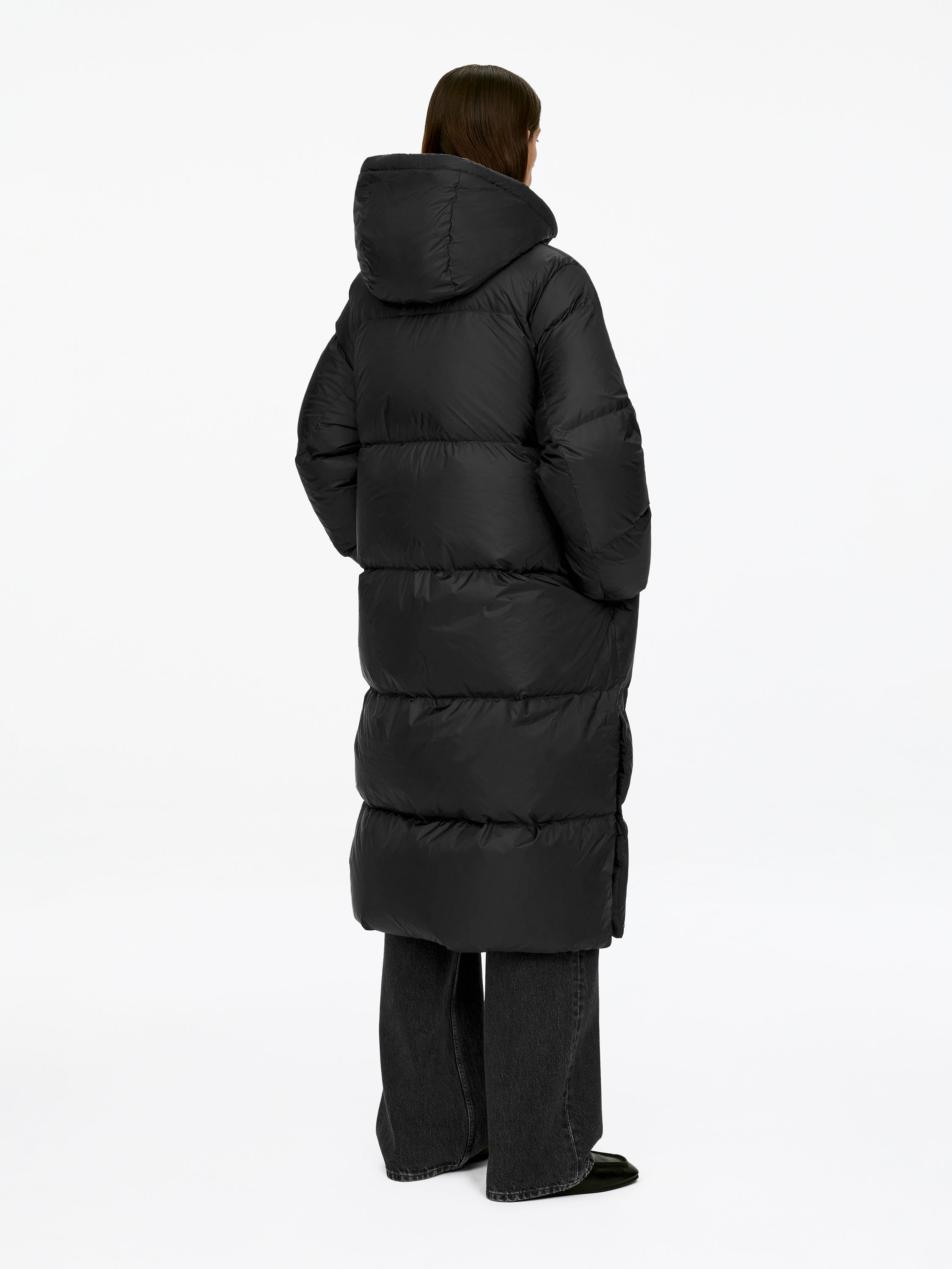 UPCYCLED DOWN LONG COAT - XNAUWBI