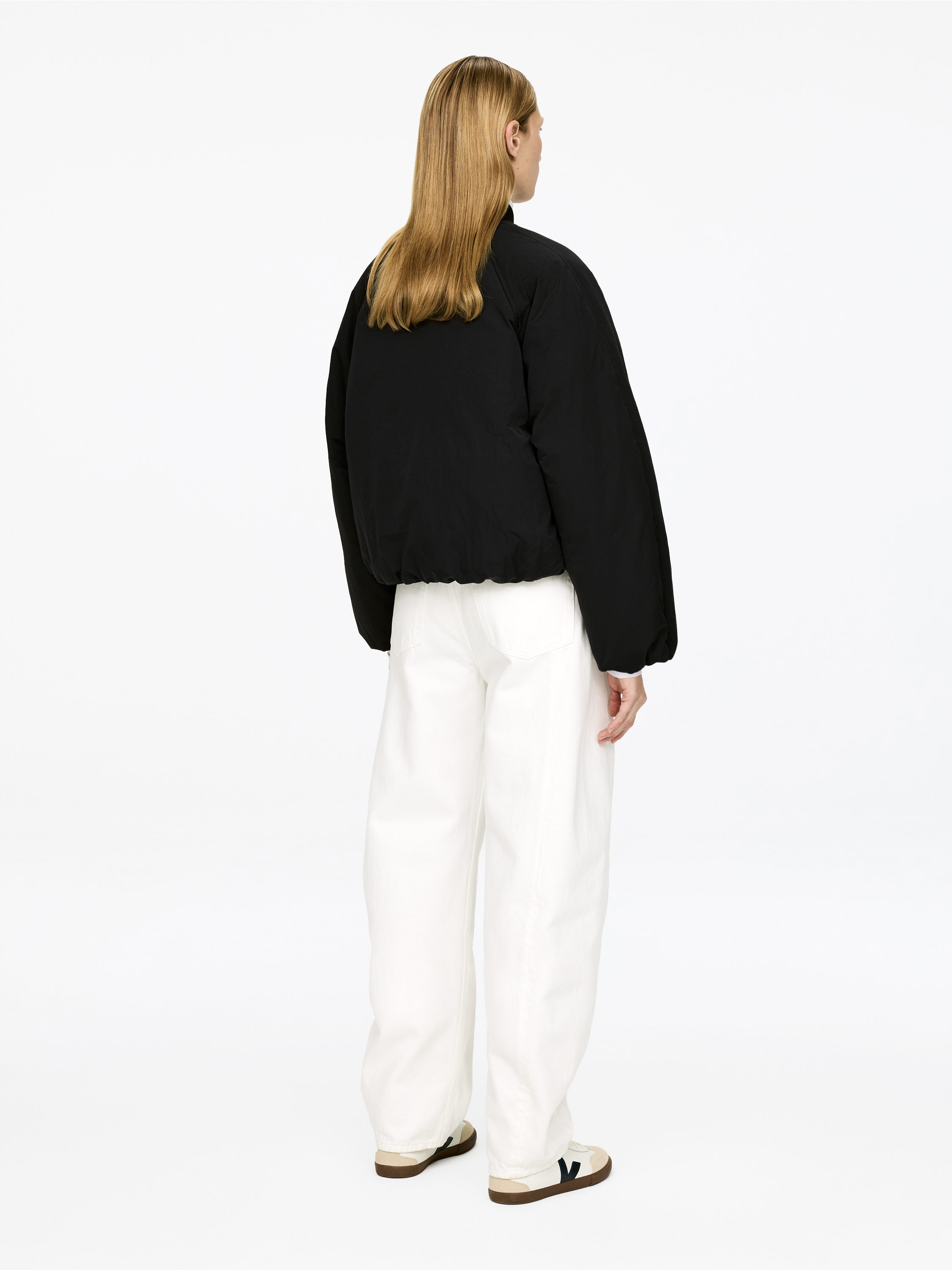 UPCYCLED DOWN CROPPED JACKET - XNAUWBI