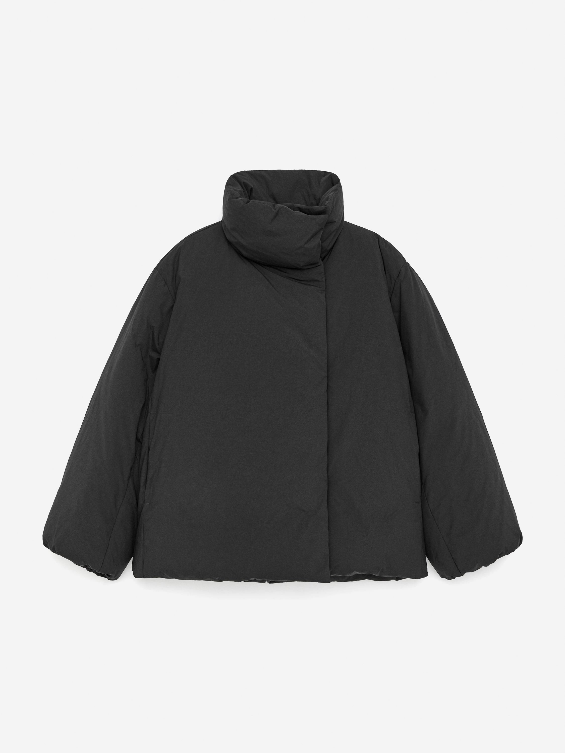 UPCYCLED DOWN HIGH-COLLAR JACKET - XNAUWBI