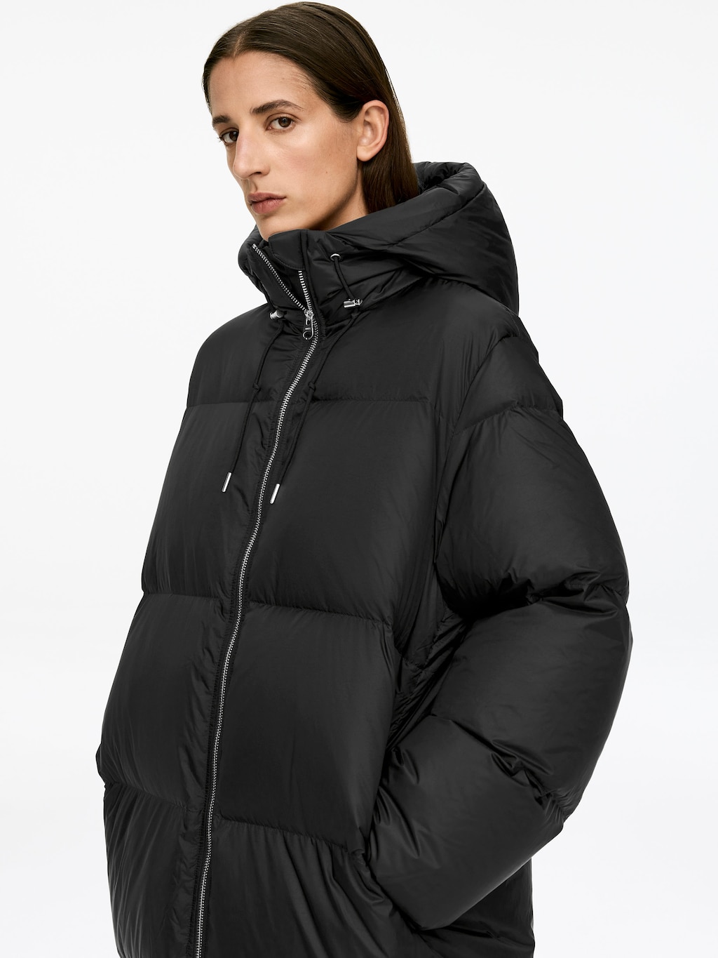 UPCYCLED DOWN LONG COAT - XNAUWBI