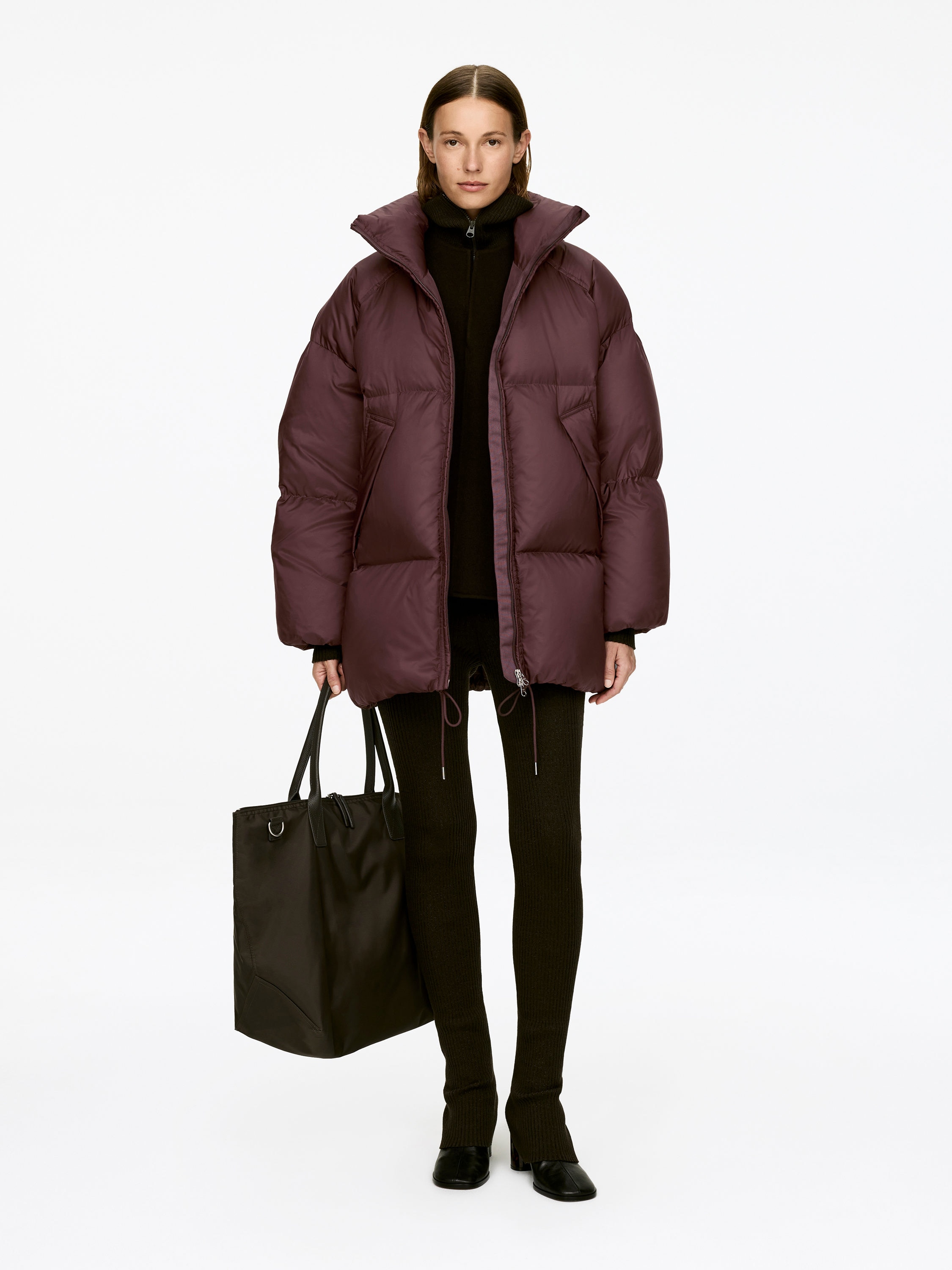 UPCYCLED DOWN PUFFER JACKET - XNAUWBI