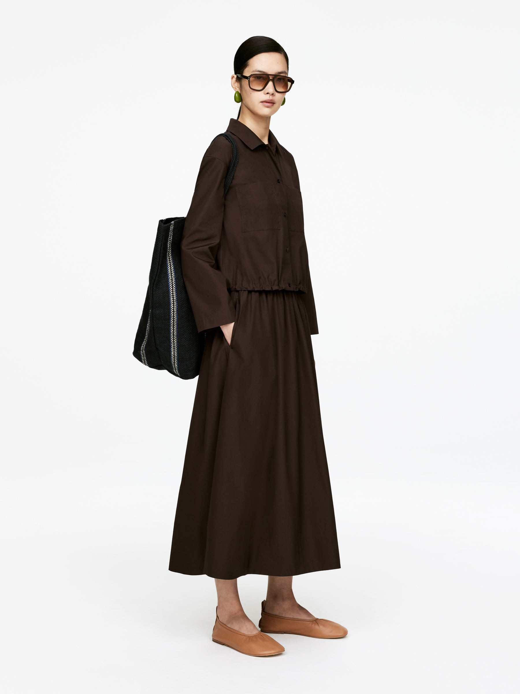 CROPPED BLOUSON JACKET - XNAUWBI